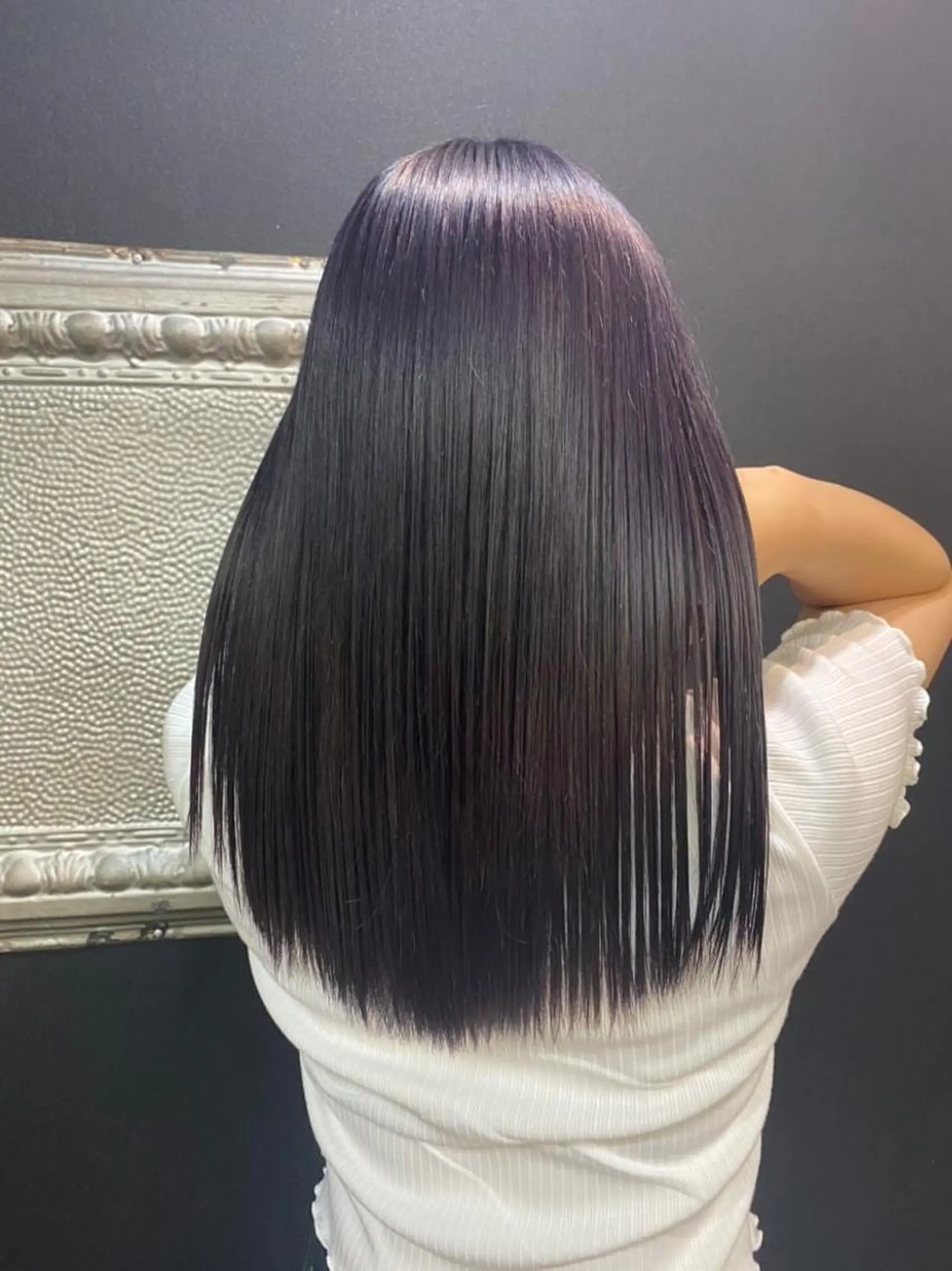 ロング カラー 💘韓国レイヤー上 品カラーruru💘のヘアスタイル