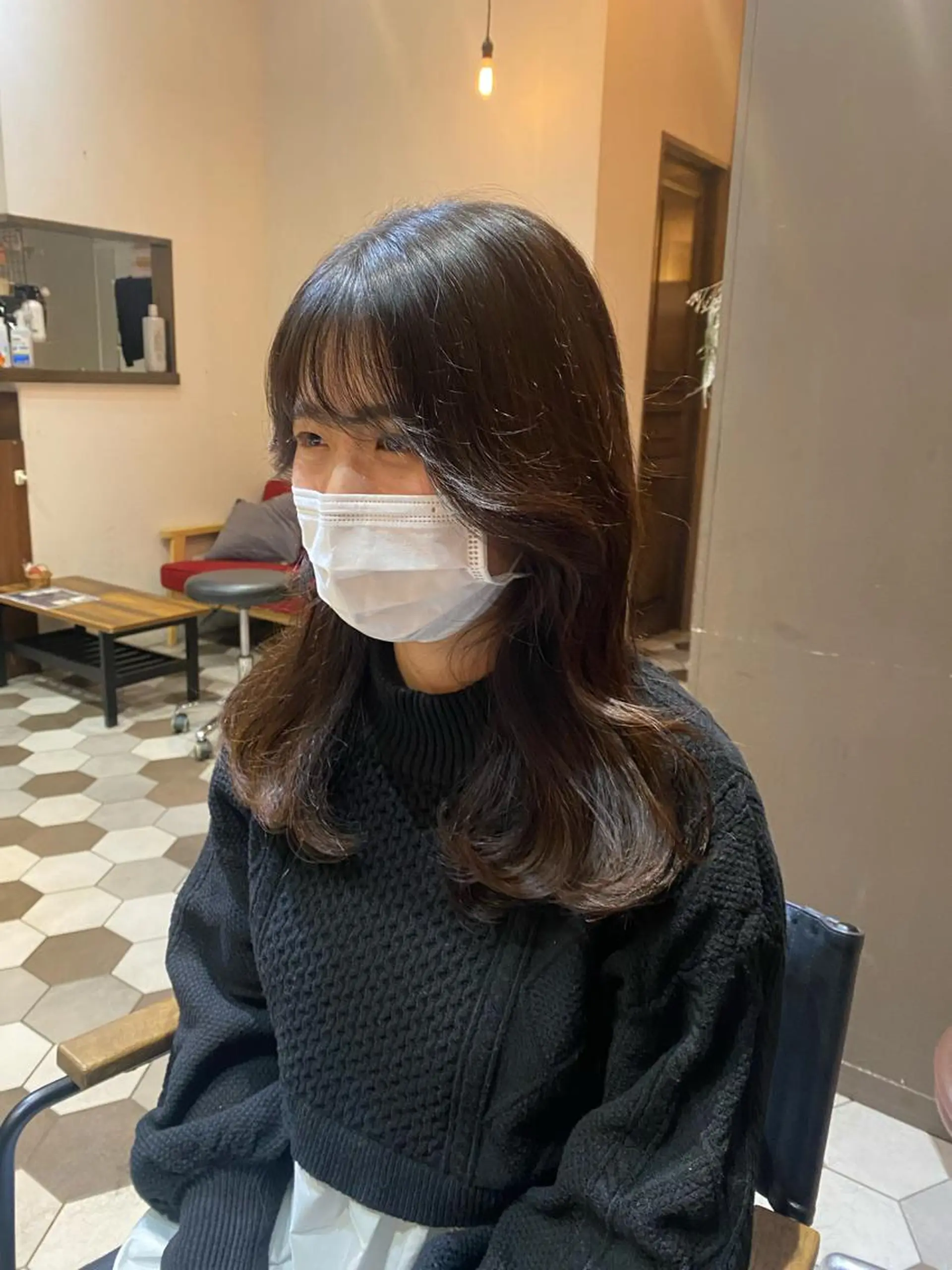 ロング くびれヘア 韓国風ヘア 髪質改善韓国レイヤー SHIORI🦋のヘアスタイル