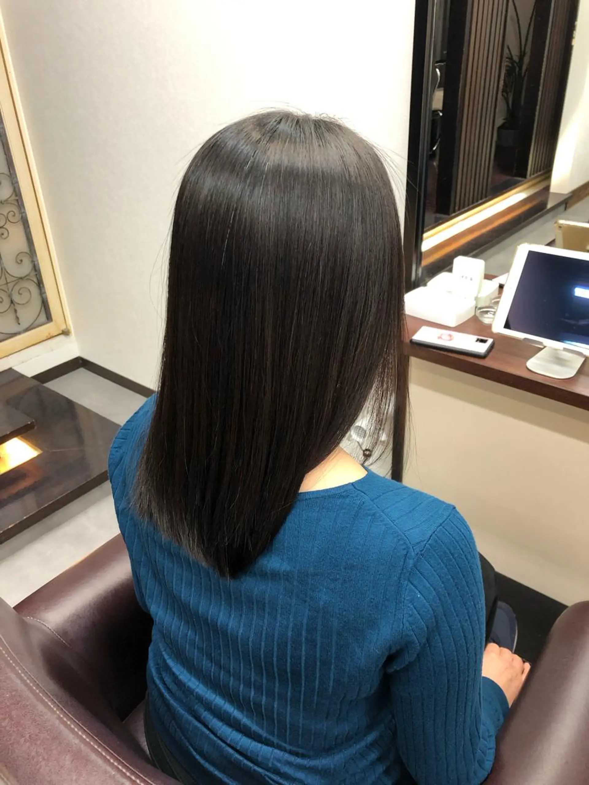 セミロング パーマ 縮毛矯正 カット トリートメント ヘッドスパ SOA FLEAR Tsuyoshiのヘアスタイル