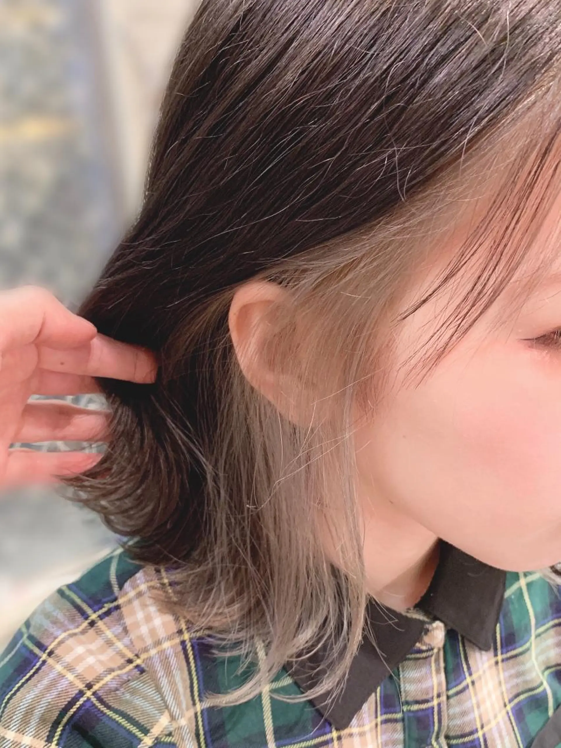 ミディアム カラー ヘアアレンジ SALOWIN Frente店所属・個室で似合わせ好印象 🧡外山弥千代のヘアスタイル