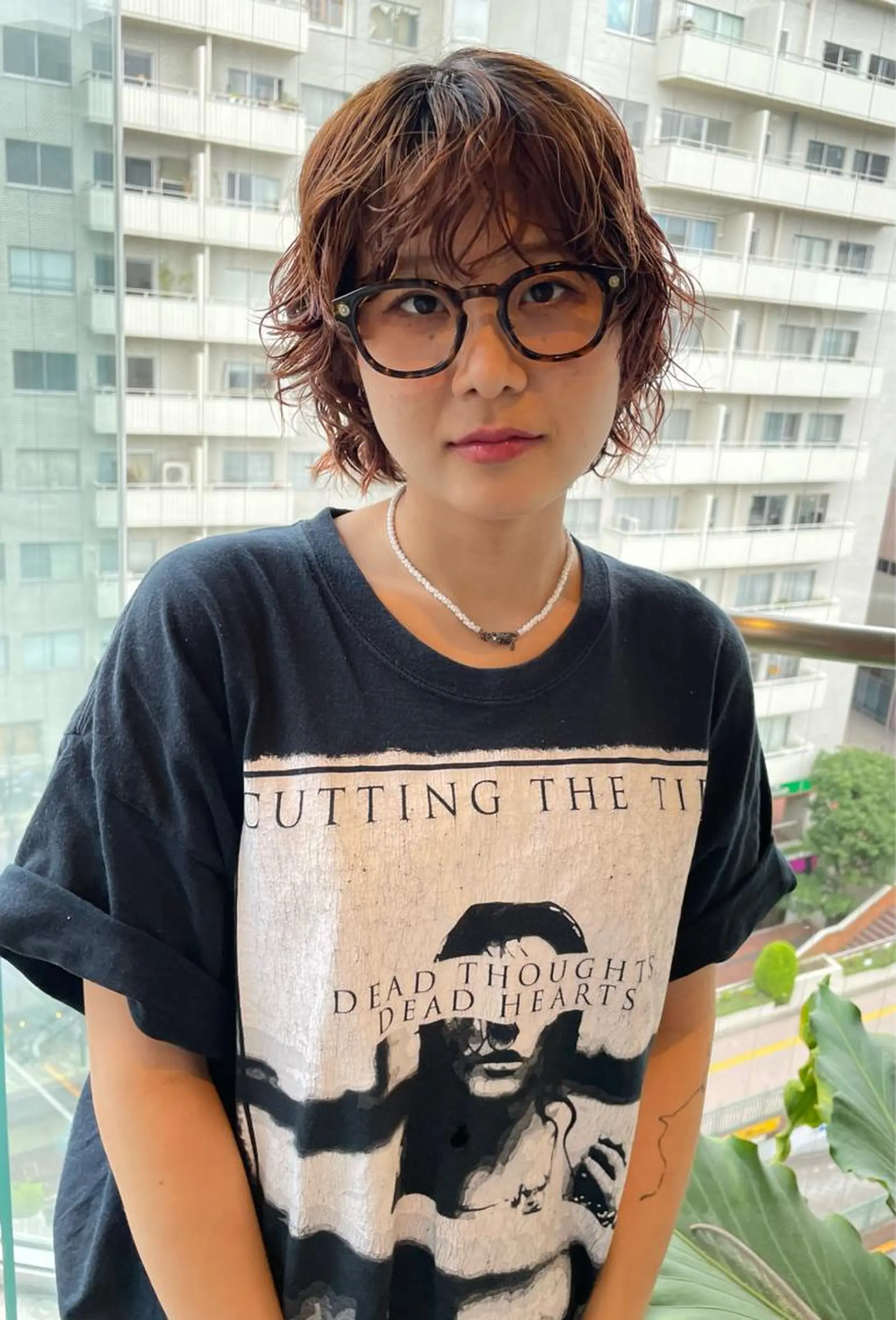 ショート カラー パーマ カット ヘアカラー パーマ トリートメント レイヤー／似合わせ TAKUYAのヘアスタイル