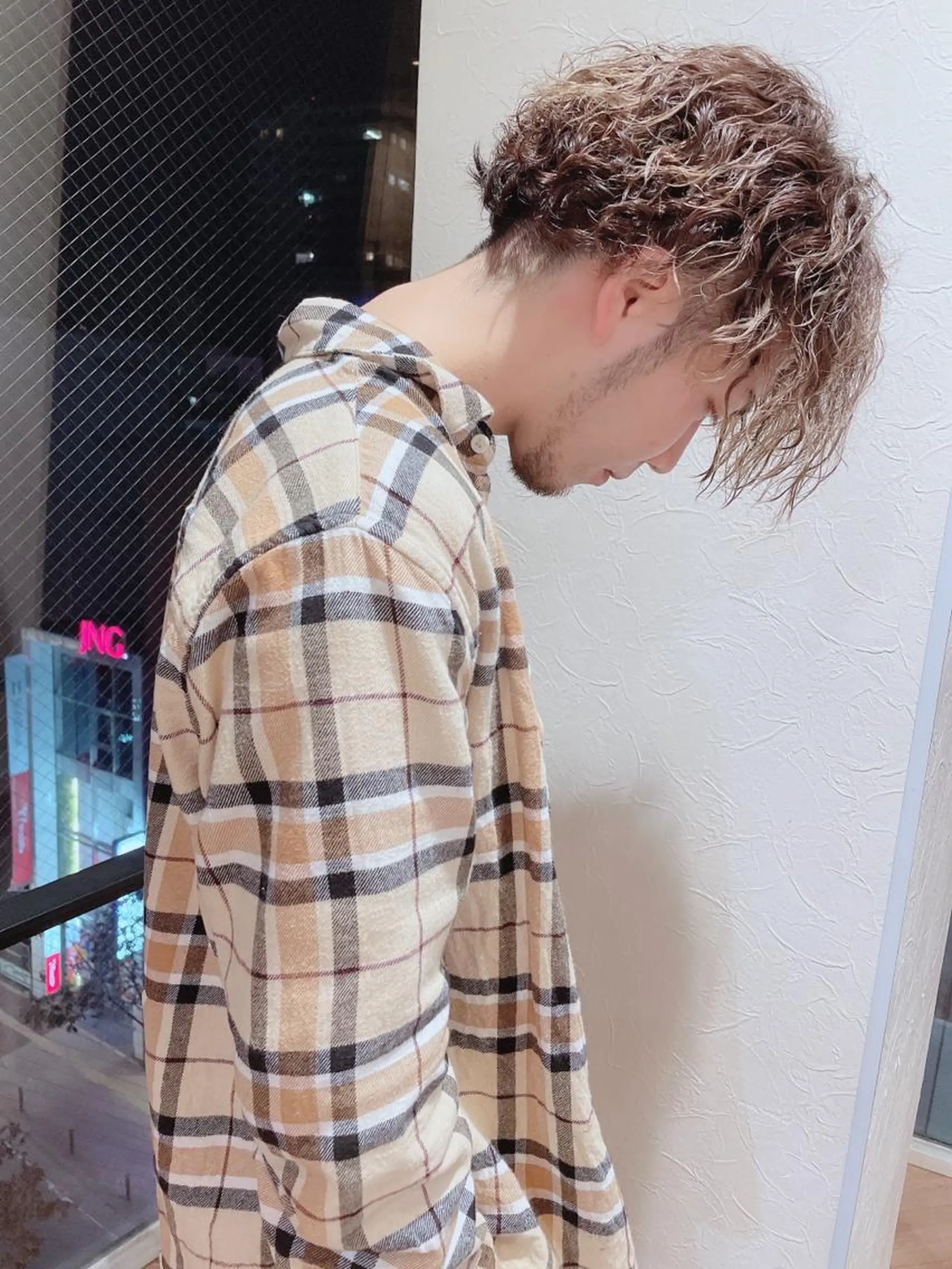 ショート パーマ ヘアアレンジ メンズ メンズZina代表 田端 麗治のヘアスタイル