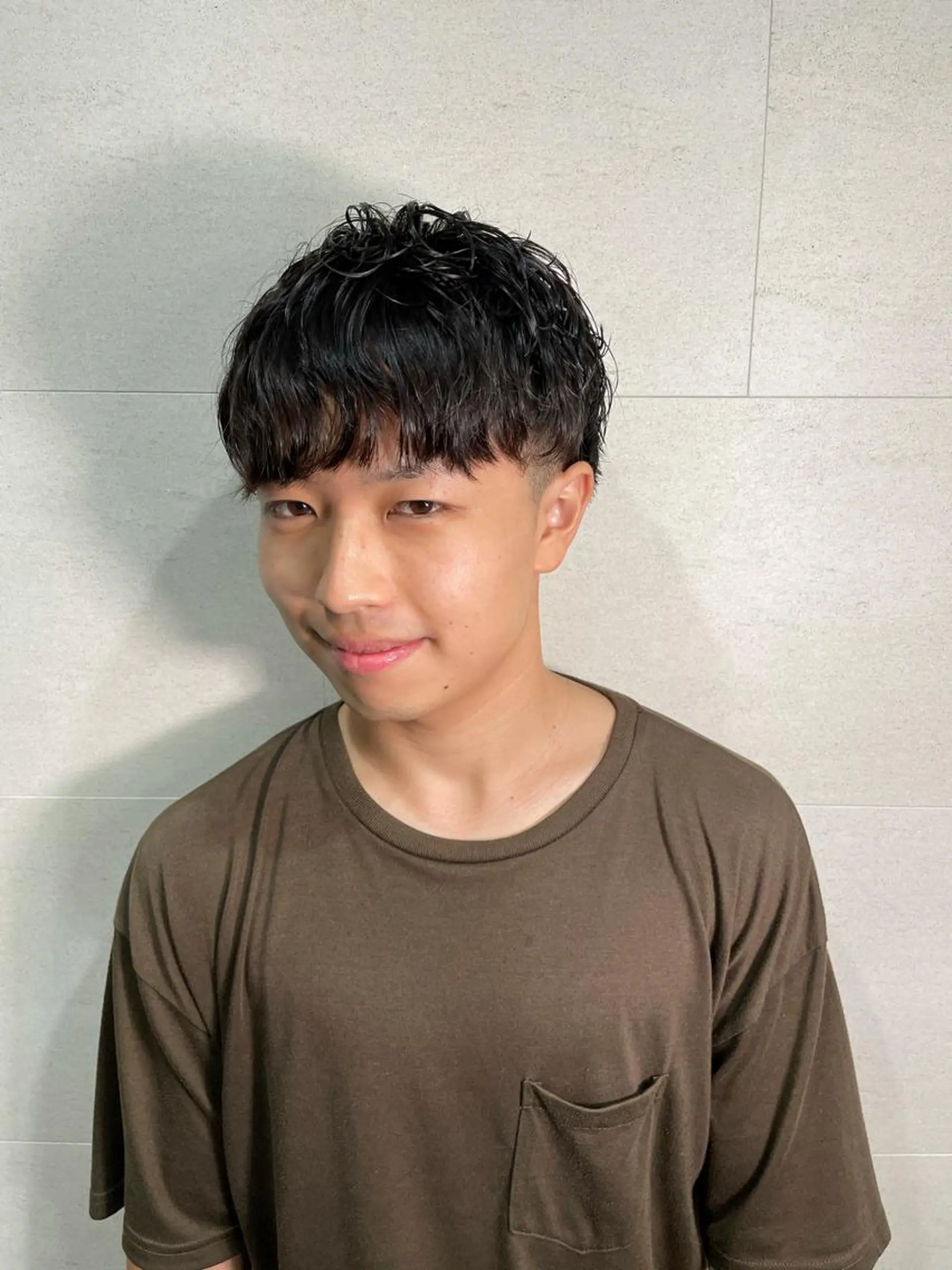 ショート メンズ マッシュ メンズパーマ 無料メンズカット💈 遠山泰輝のヘアスタイル