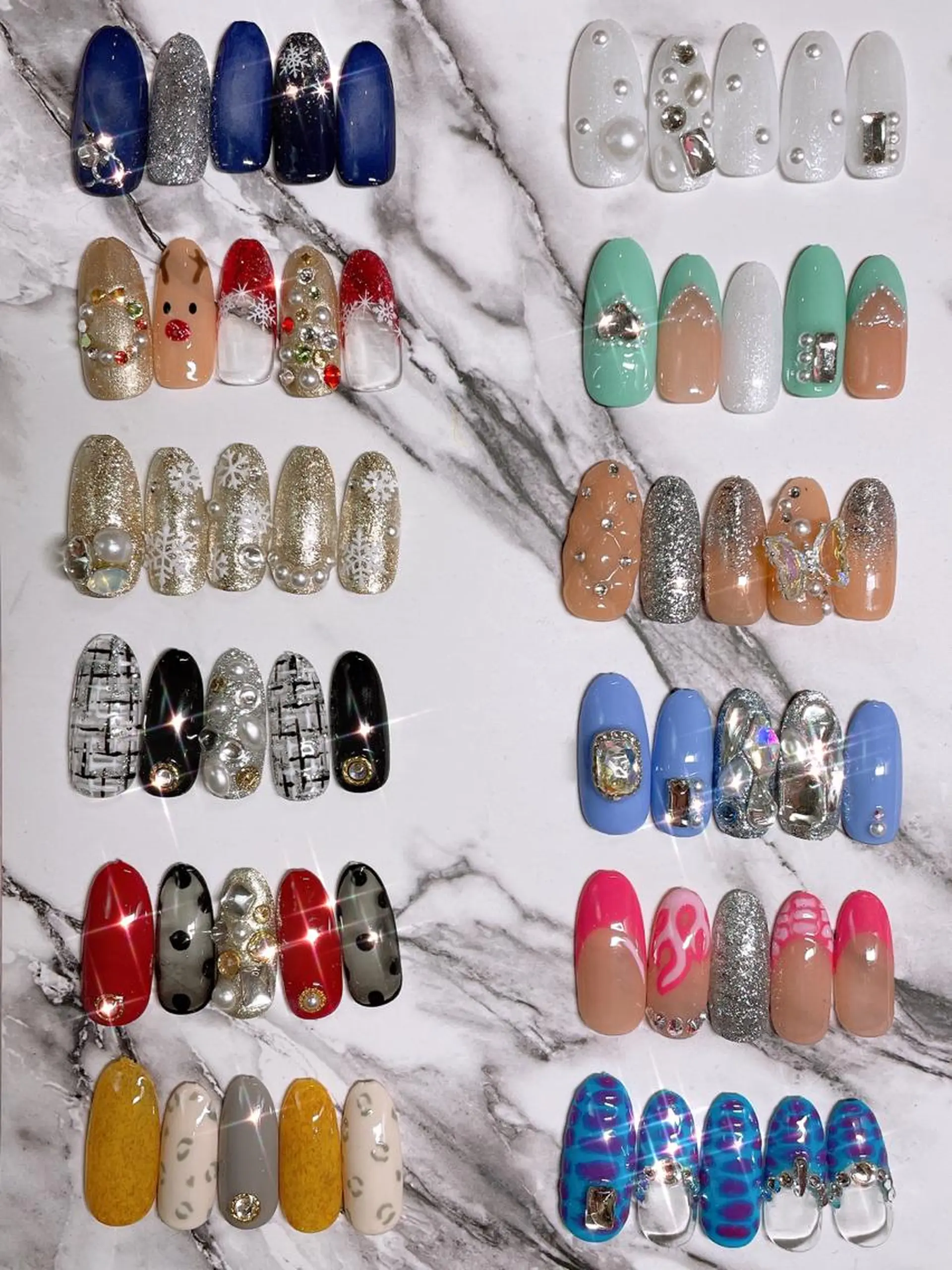 ネイル ハンドネイル VIERU 🌈🎀💖のネイルデザイン