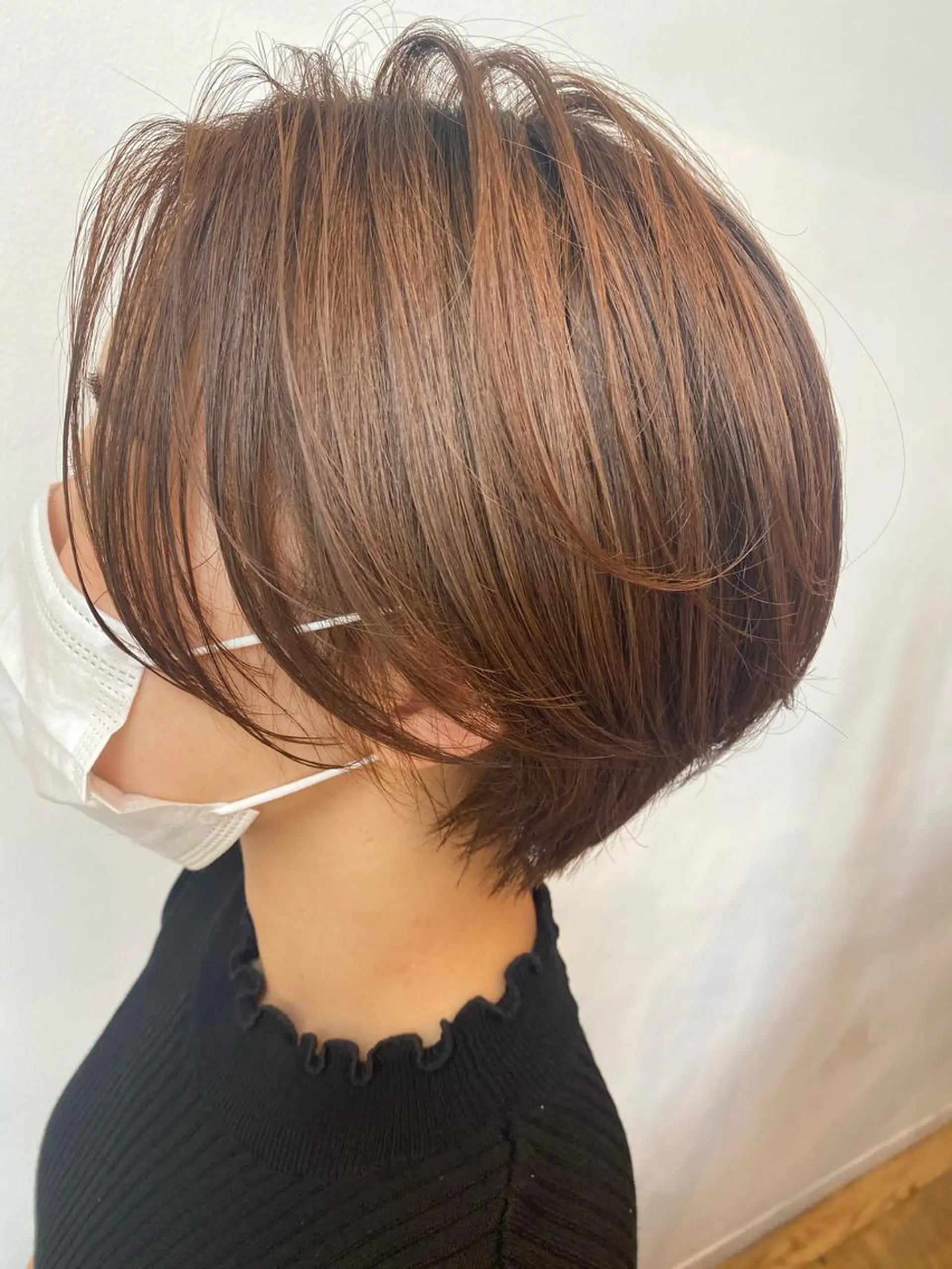 ショート 似合わせカット ショートヘア カット ヘアカラー トリートメント 髪質改善/韓国風 レイヤー/田村祐樹のヘアスタイル