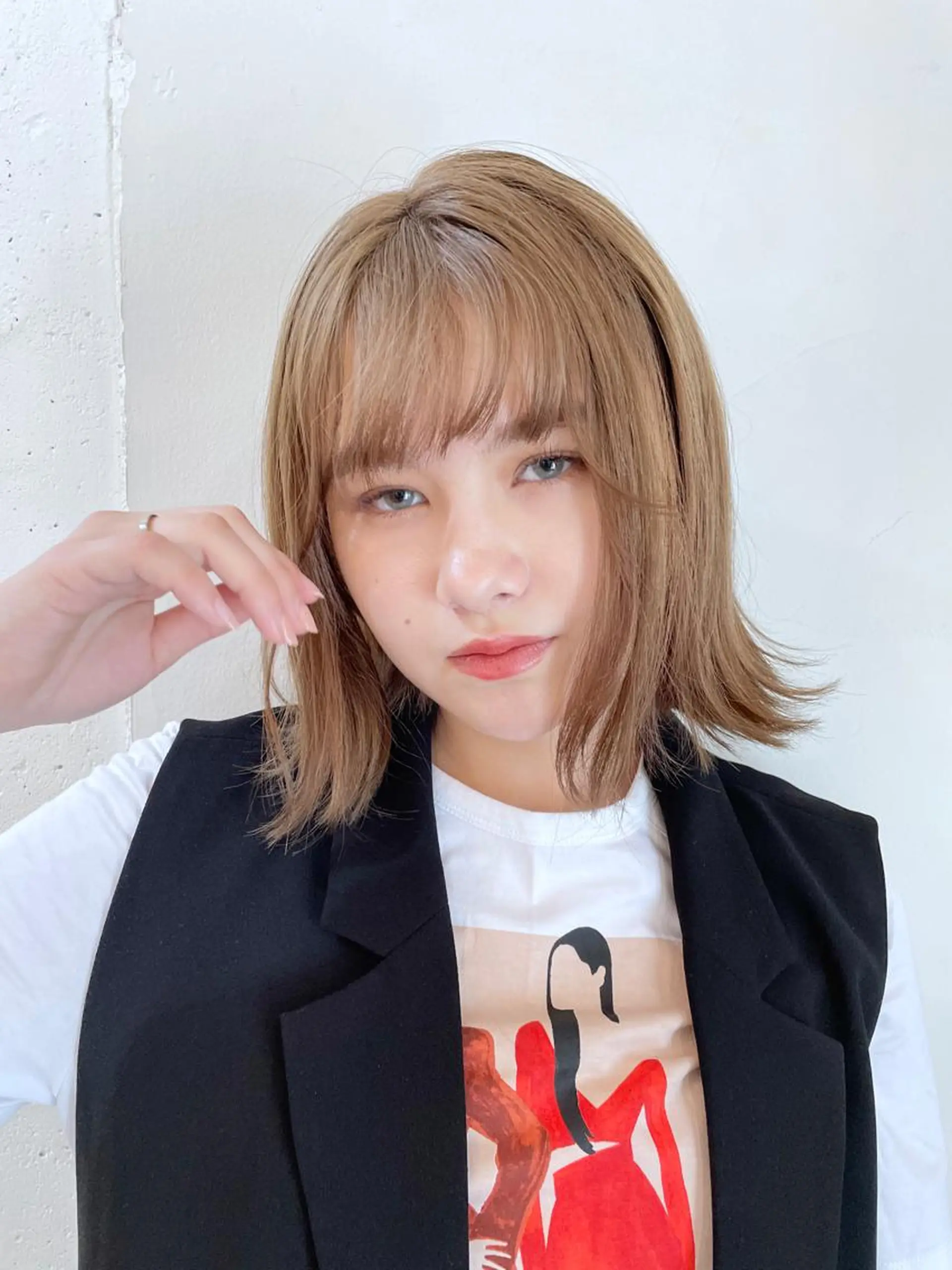 ミディアム 🌼U24 ヘアデザインラボのヘアスタイル