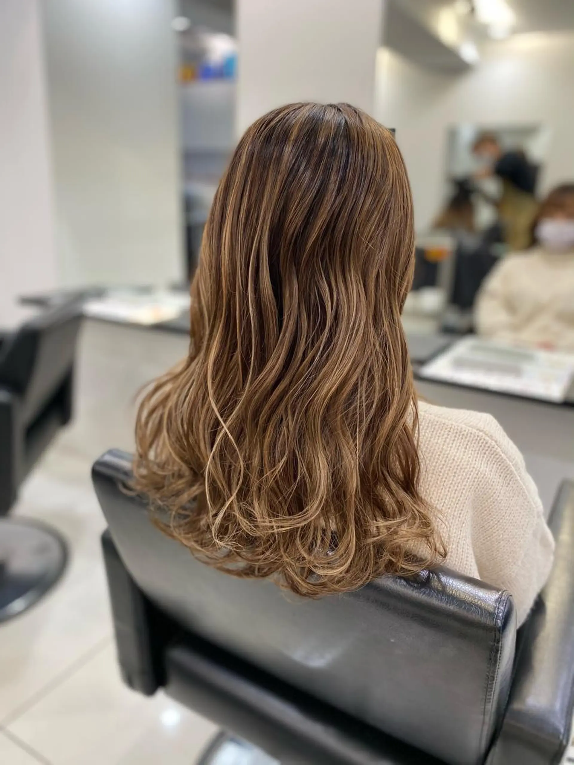 ロング カラー opus 店長大和 レイヤー/赤み消しのヘアスタイル