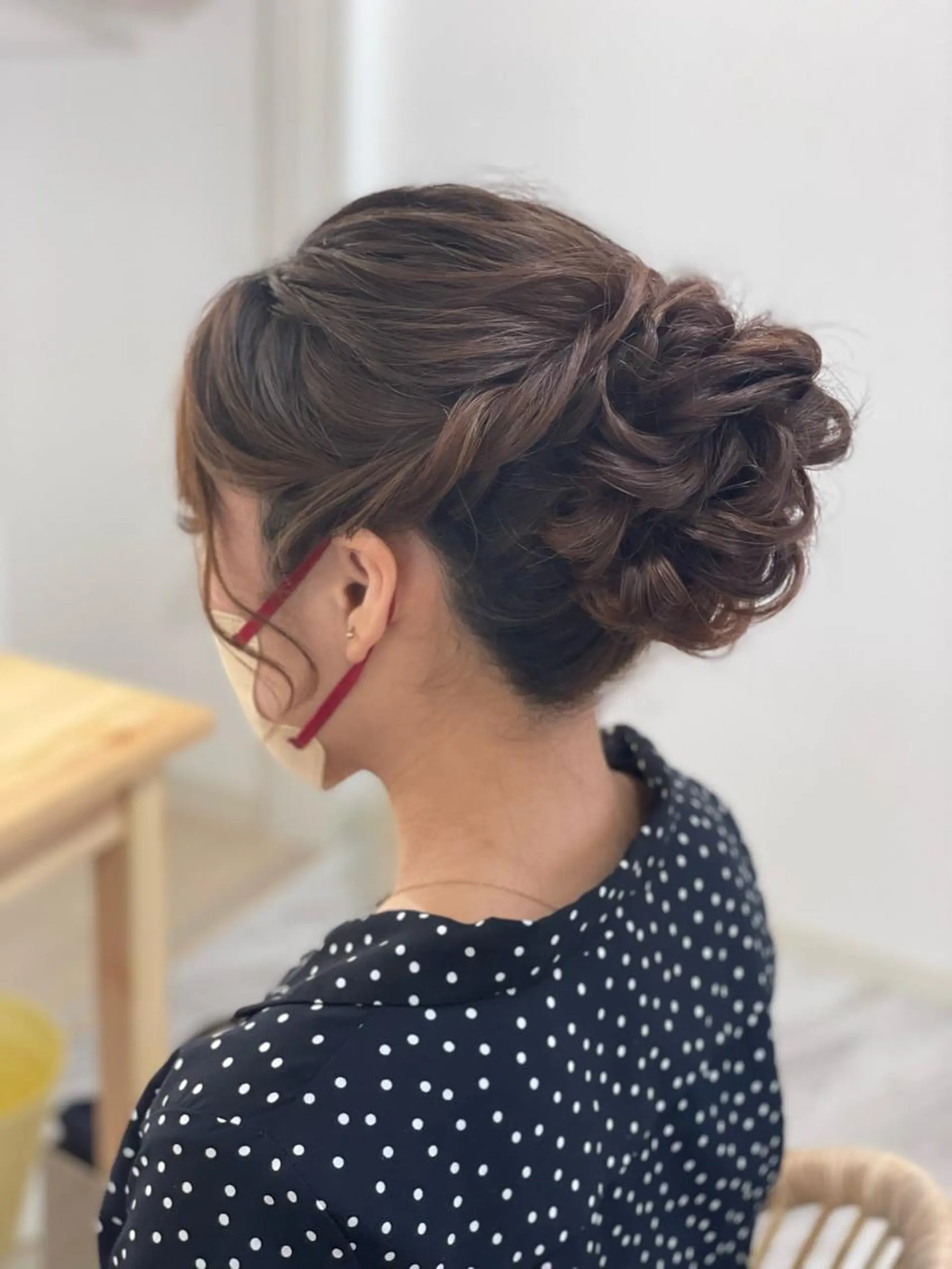 ロング ヘアアレンジ 鷲見 望のヘアスタイル