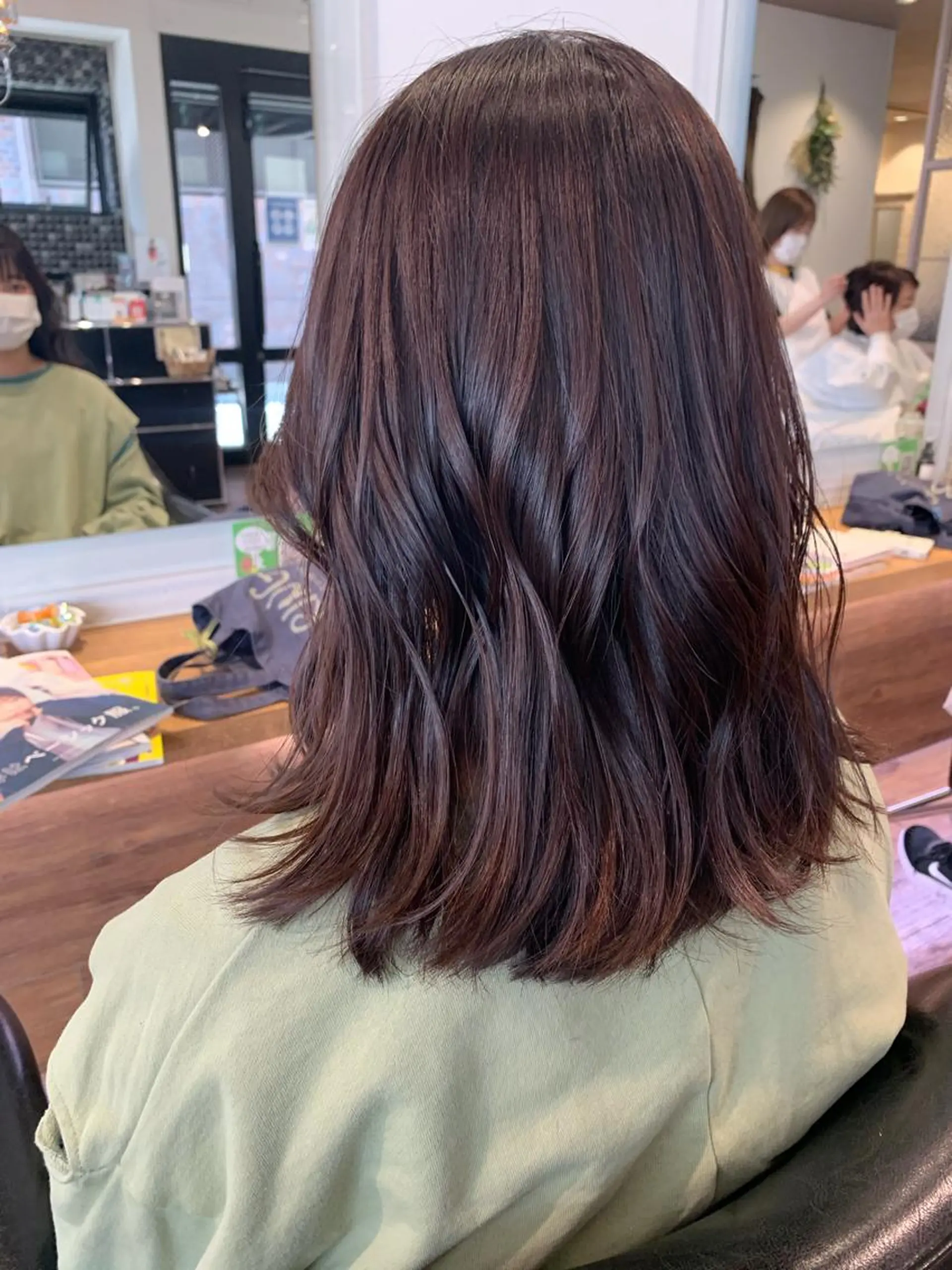 ミディアム ヘアカラー トリートメント Snowdrop高円 寺【店長】山道のヘアスタイル