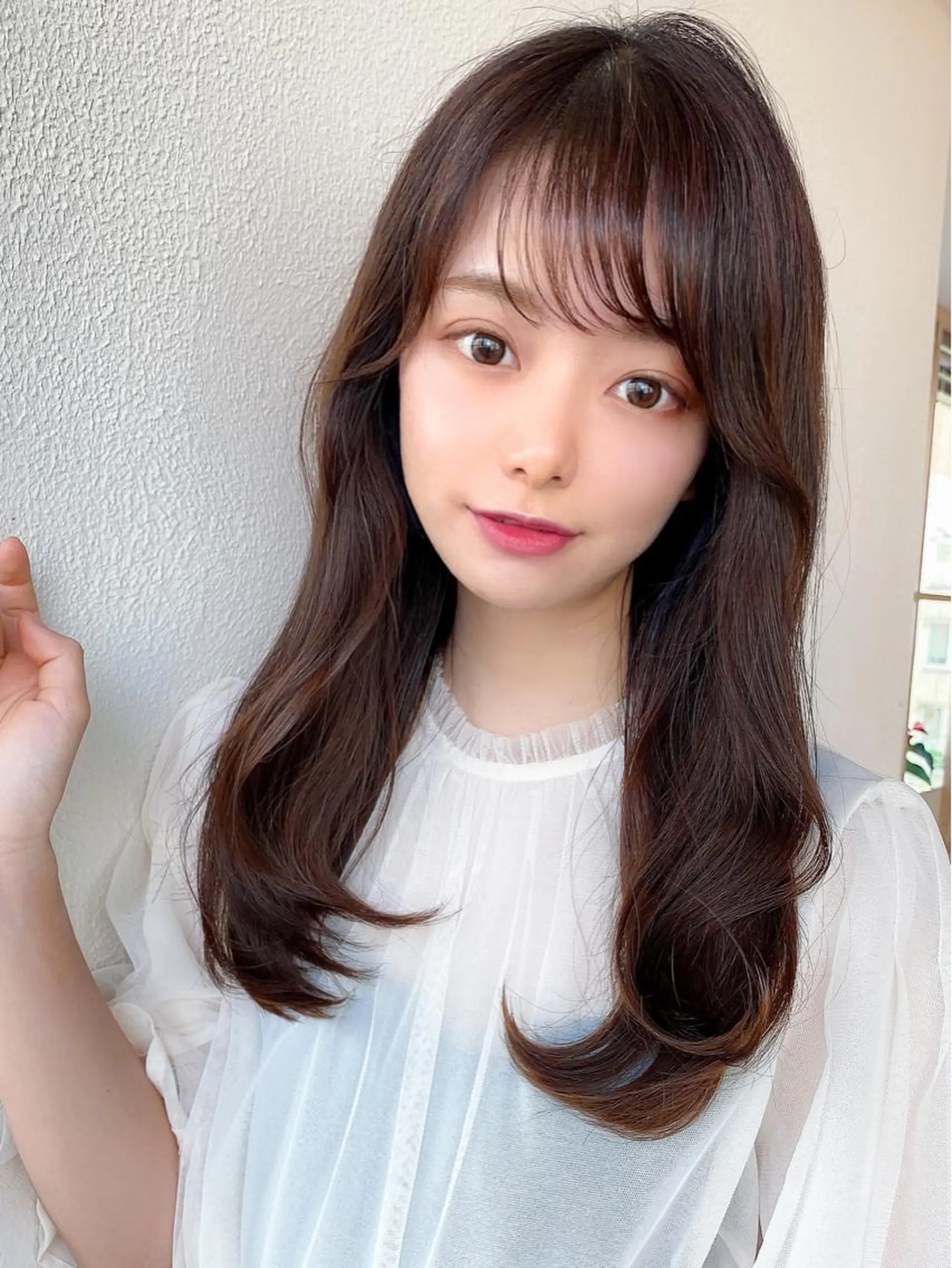 セミロング カラー ☺︎ Naomiのヘアスタイル