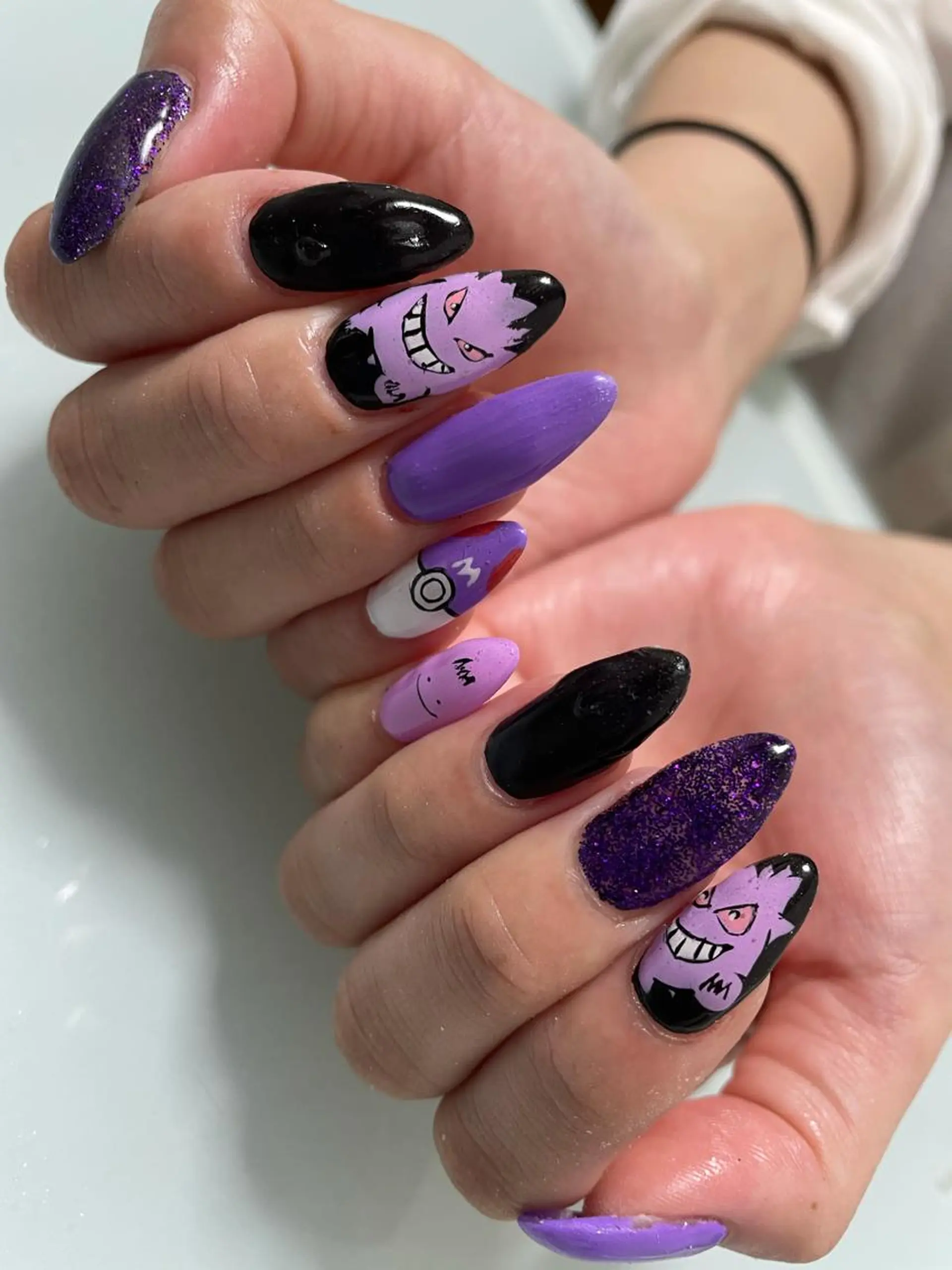 ネイル アートネイル 🌙🫧CHARME (RUKA)🦋🫧のネイルデザイン