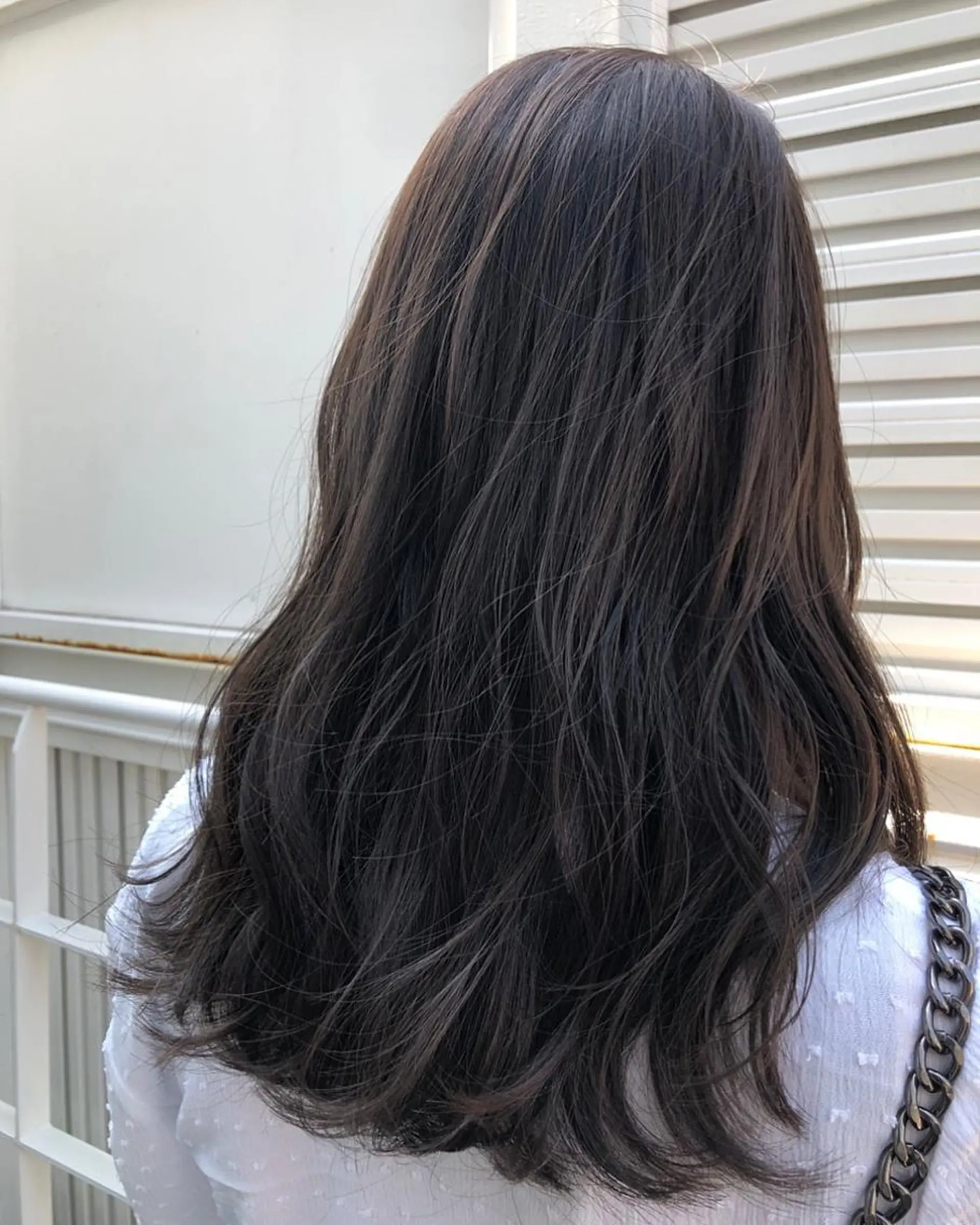 セミロング カラー マホ/日吉/髪質改善 /レイヤー/ガーリーのヘアスタイル