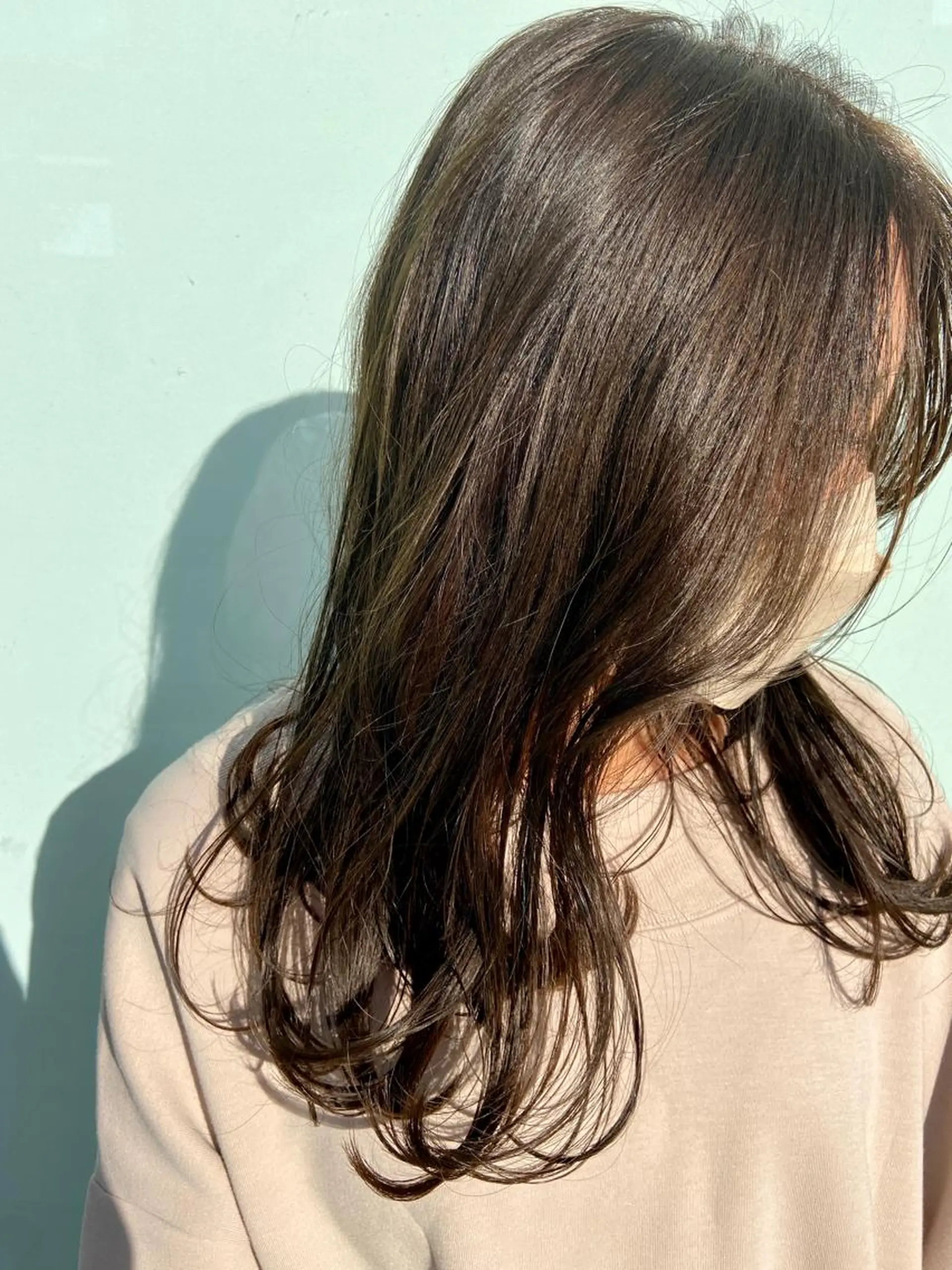 セミロング 縮毛矯正 トリートメント 髪質改善/森ノ宮/ 美容室/店長杉山慶尚のヘアスタイル