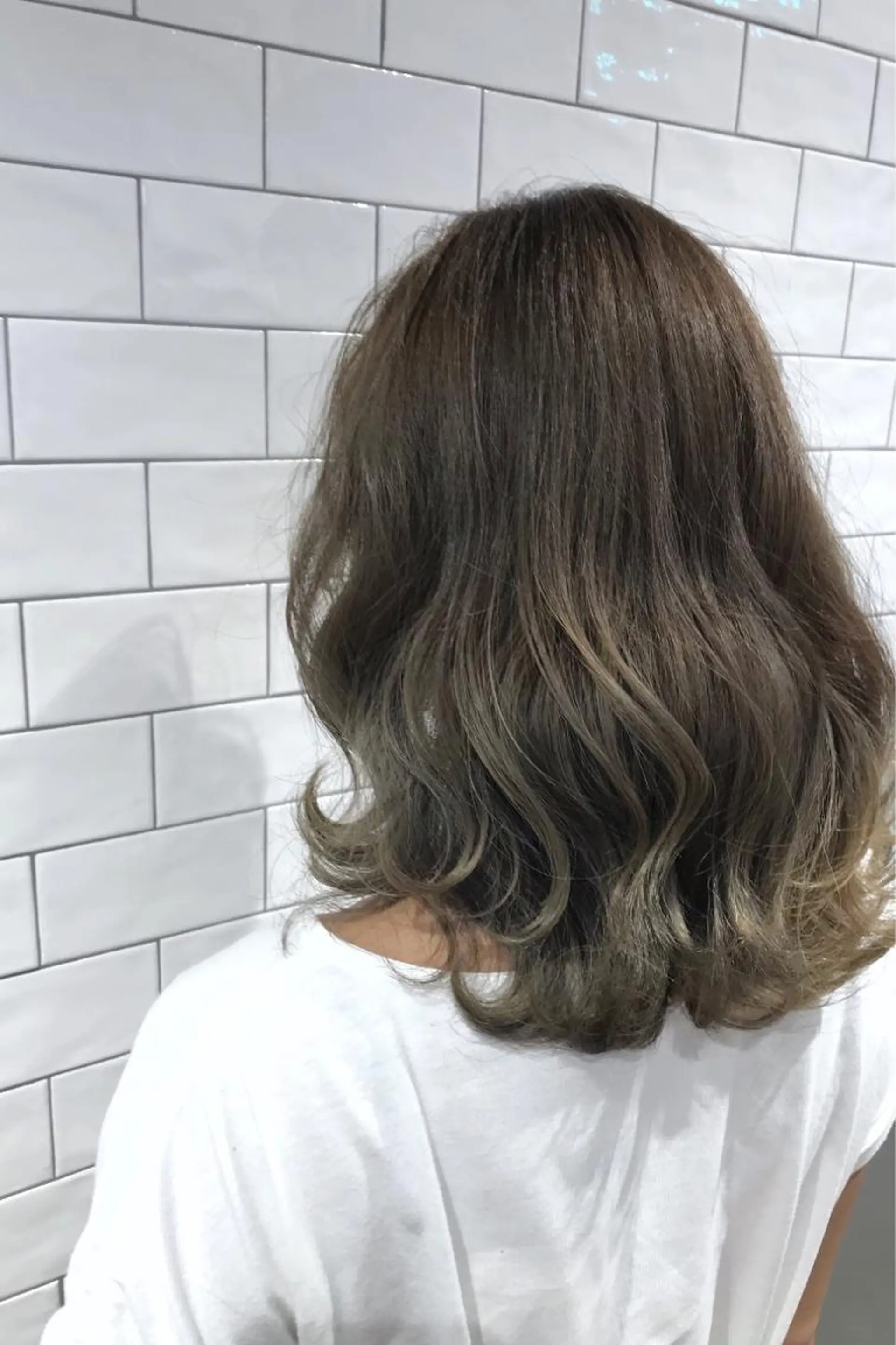 ミディアム カラー 原山 直人のヘアスタイル