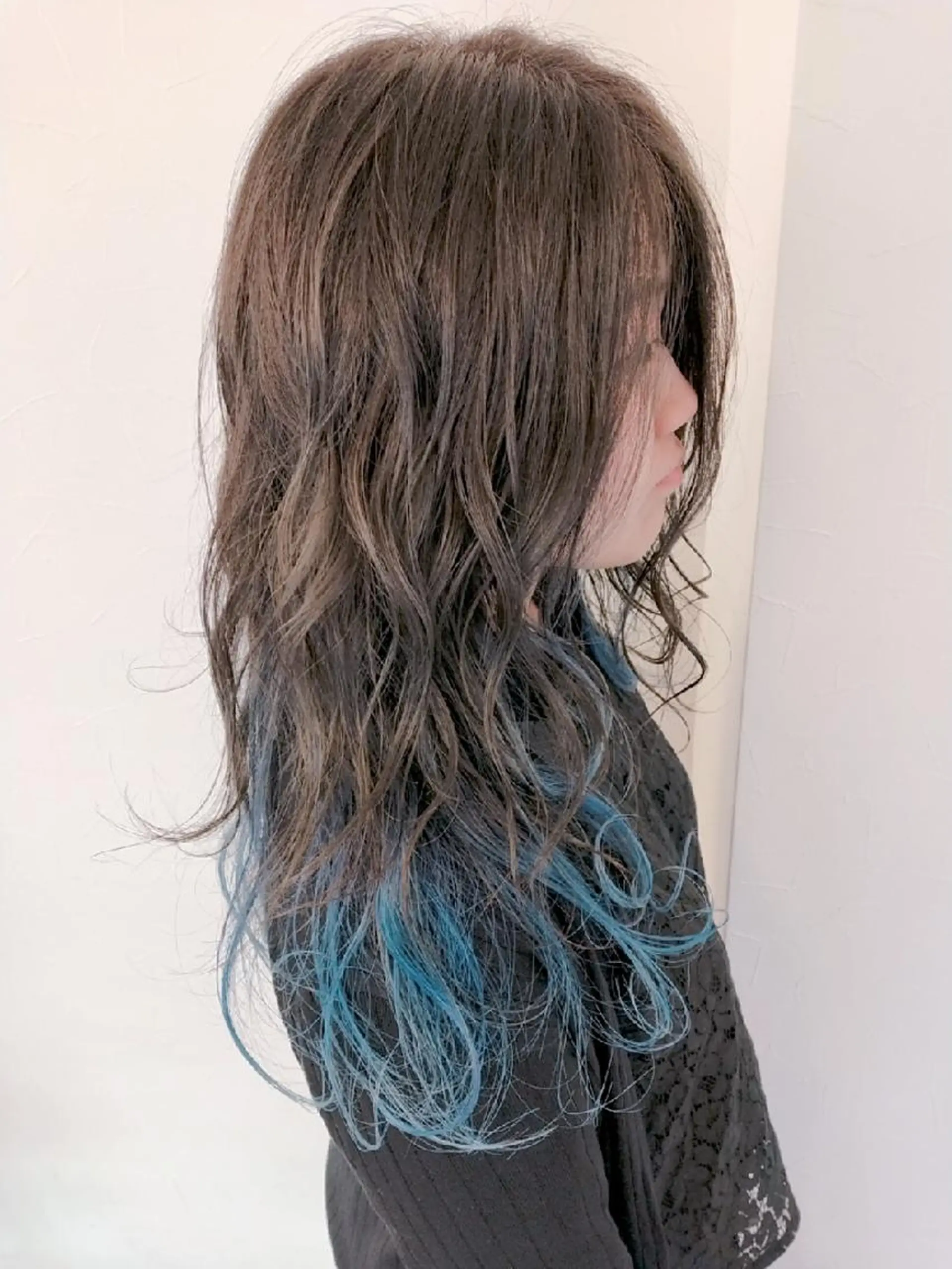 ロング カラー アディクシーカラー バレイヤージュ ブリーチ ブルーカラー ケアブリーチ Lilith所属・デザインカラー 髪質改善Lilithのその他イメージ