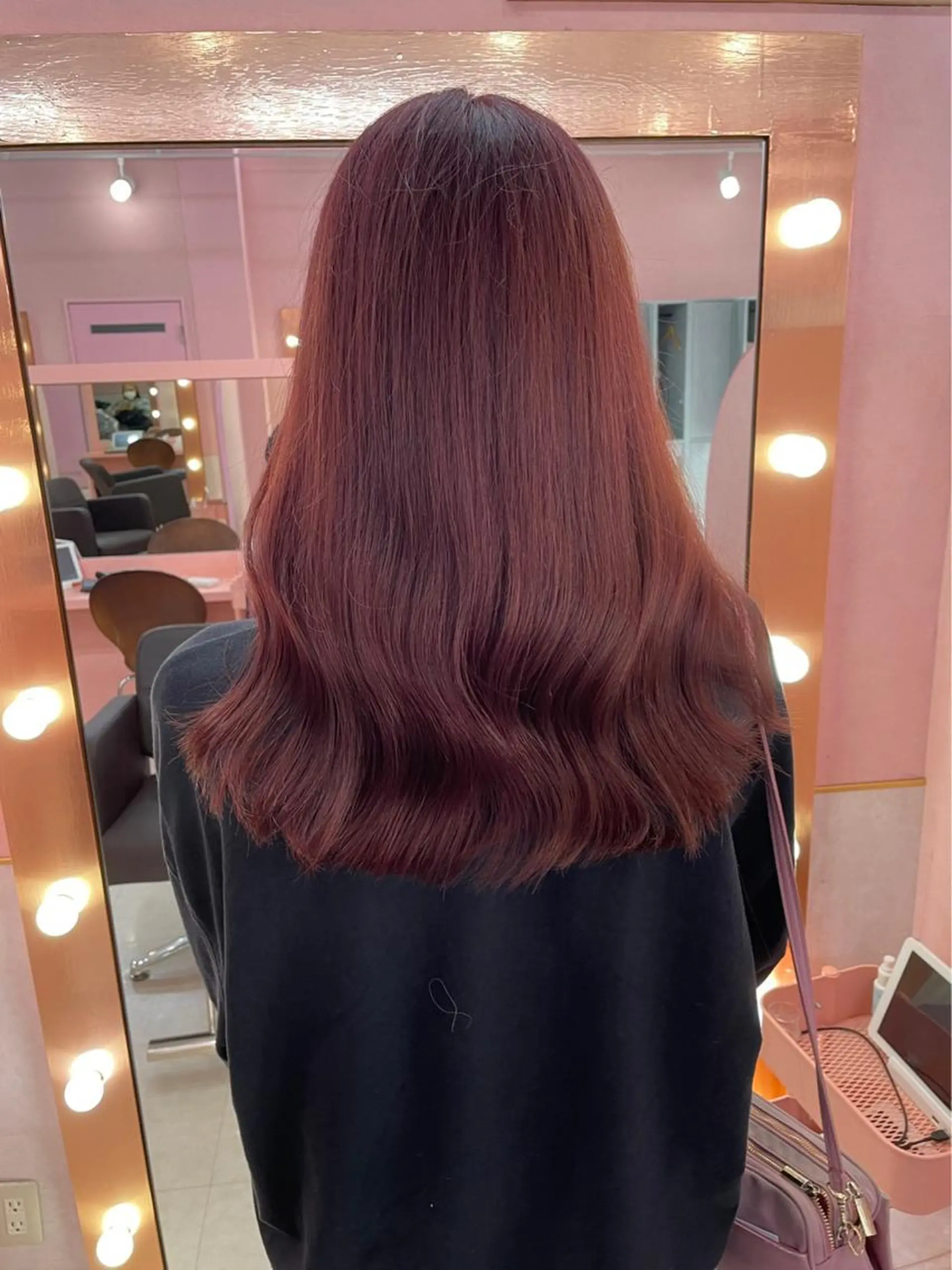 セミロング カラー ダブルカラー特化💍 tiam💍韓国ヘアのヘアスタイル