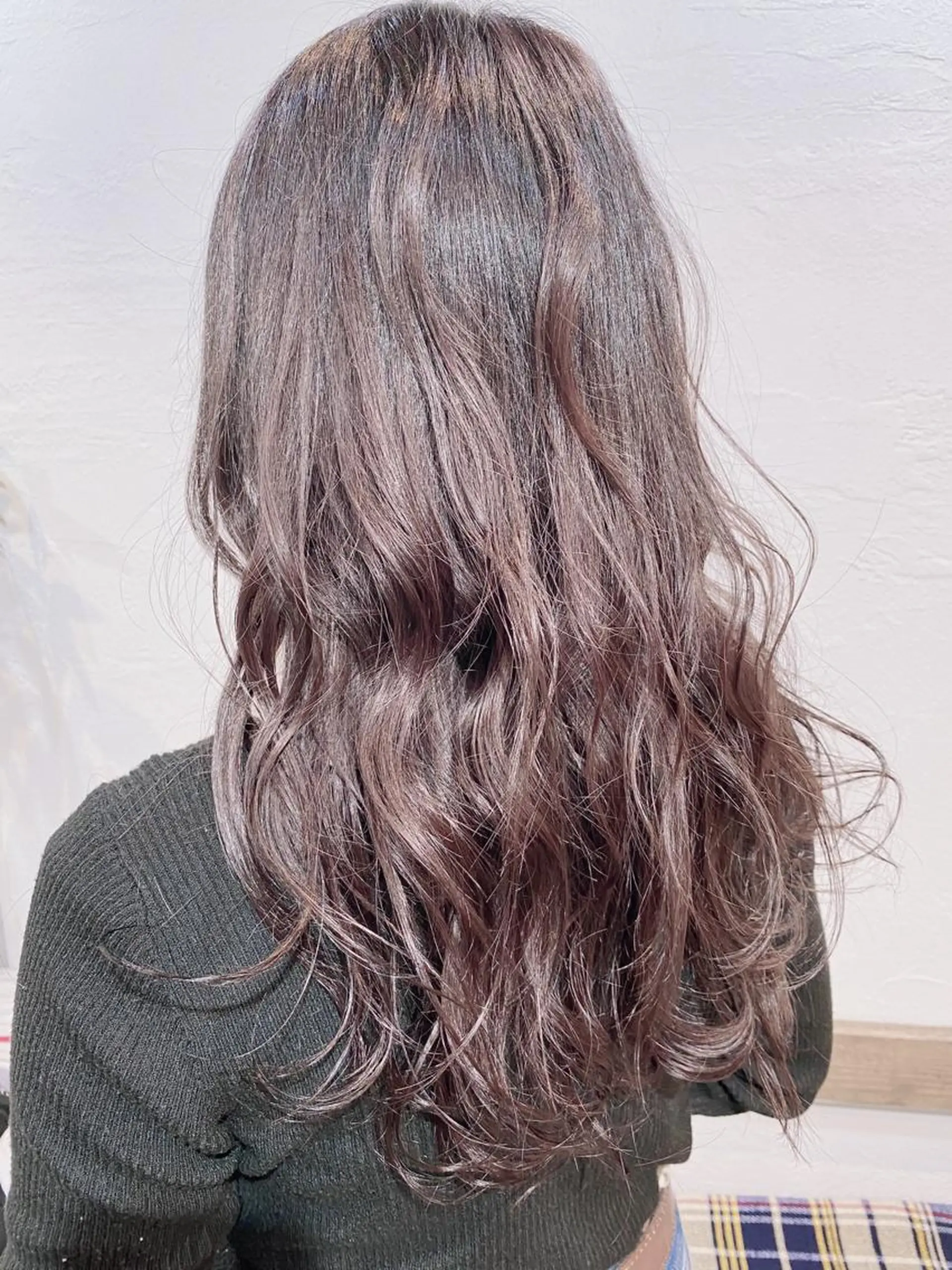 セミロング カラー 新宿/韓国風レイヤー 髪質改善/渋谷直樹のヘアスタイル