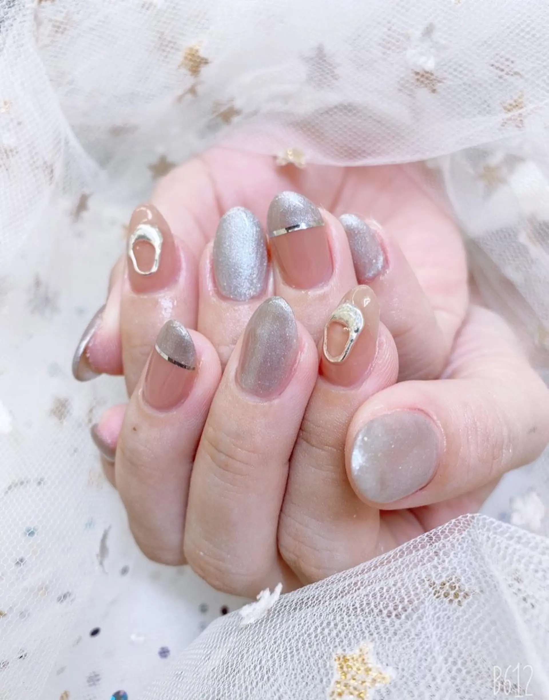 ネイル ハンドネイル ハンドケア 🦋ネイルサロン ブラン🌈ゆりのネイルデザイン