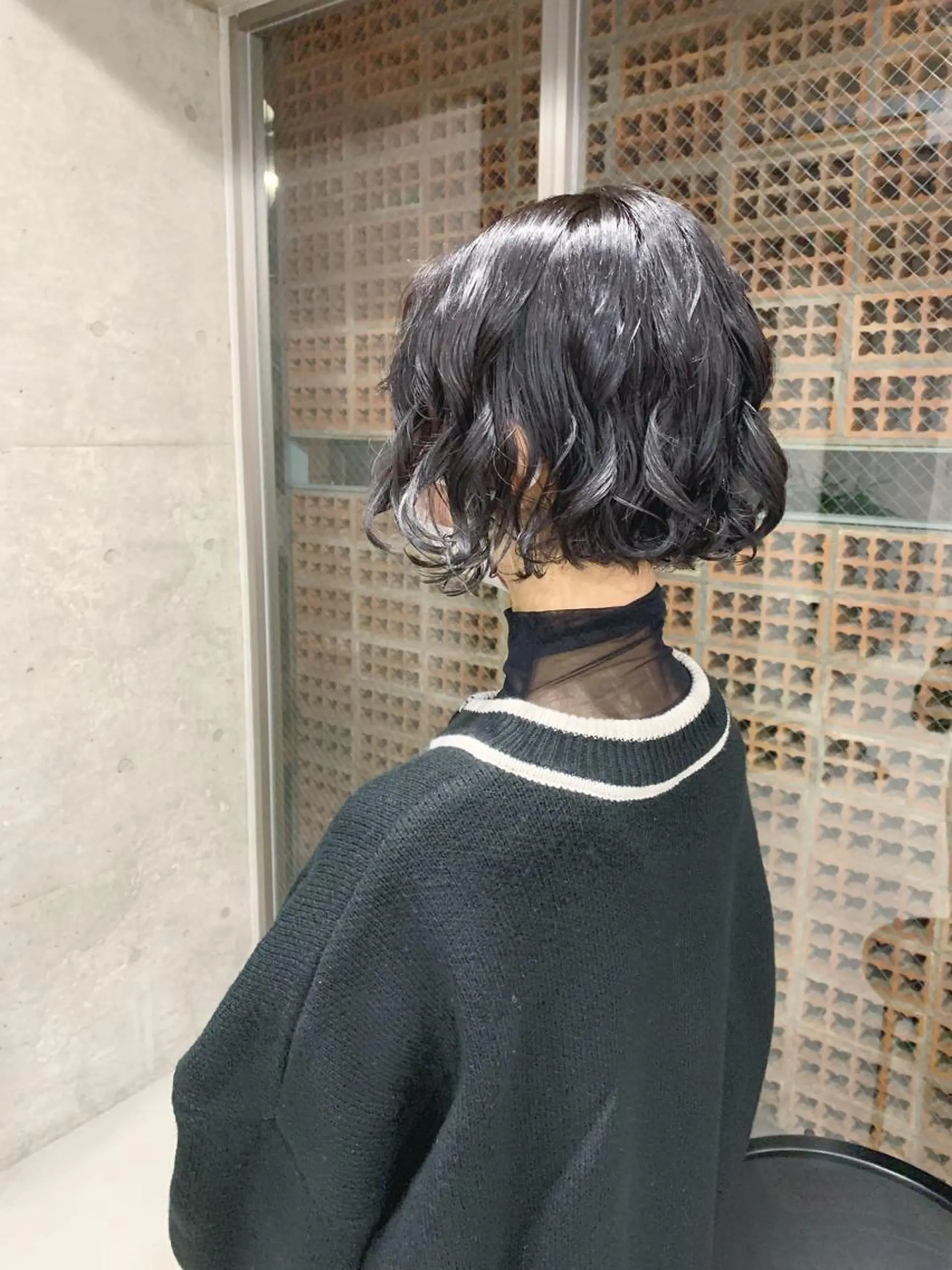 パーマ ボブパーマコテ巻き風 パーマNo1深江秀平のヘアスタイル