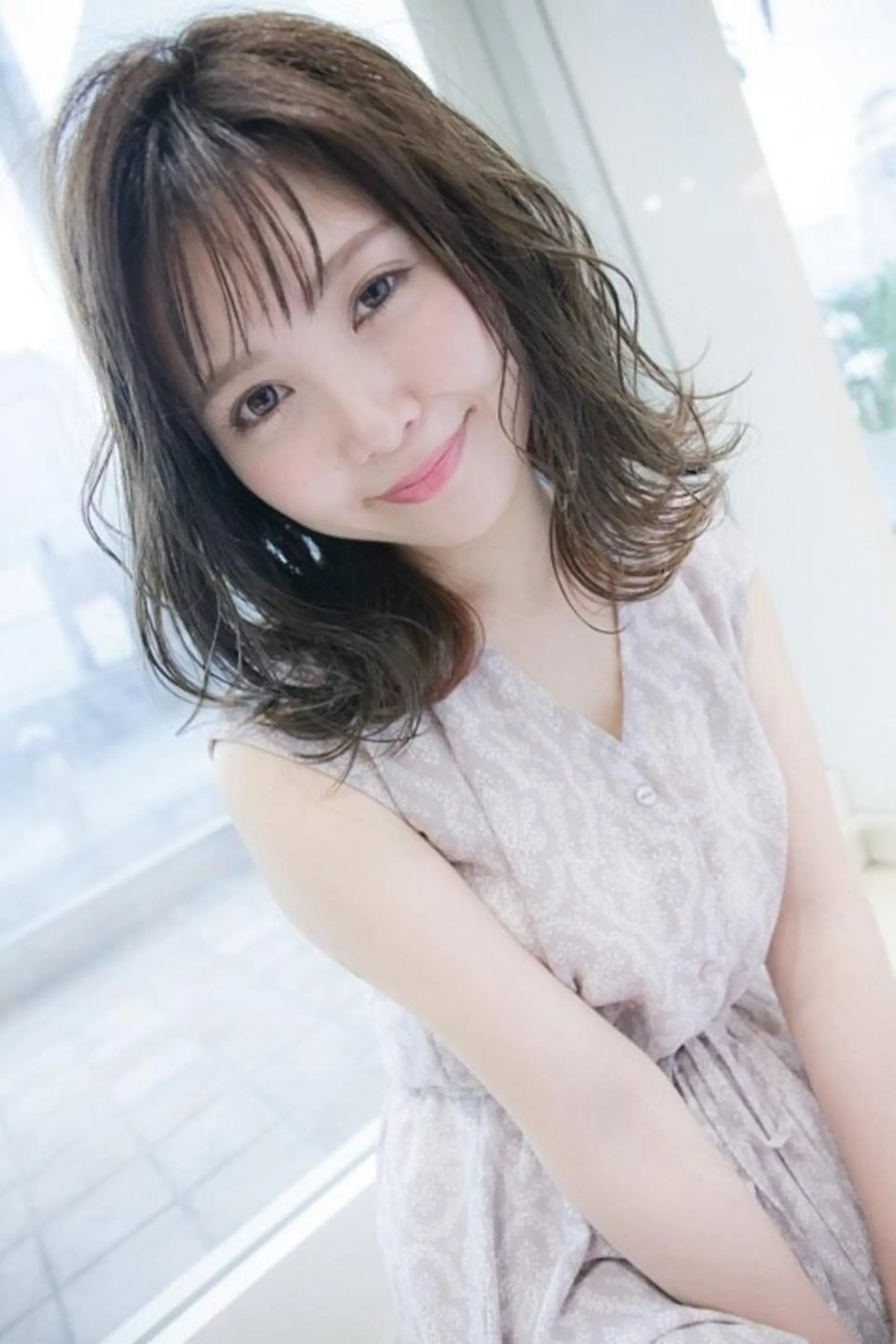 ミディアム カラー グレージュ カット ヘアカラー トリートメント 🌟艶髪カラー 🌟サイトウのヘアスタイル