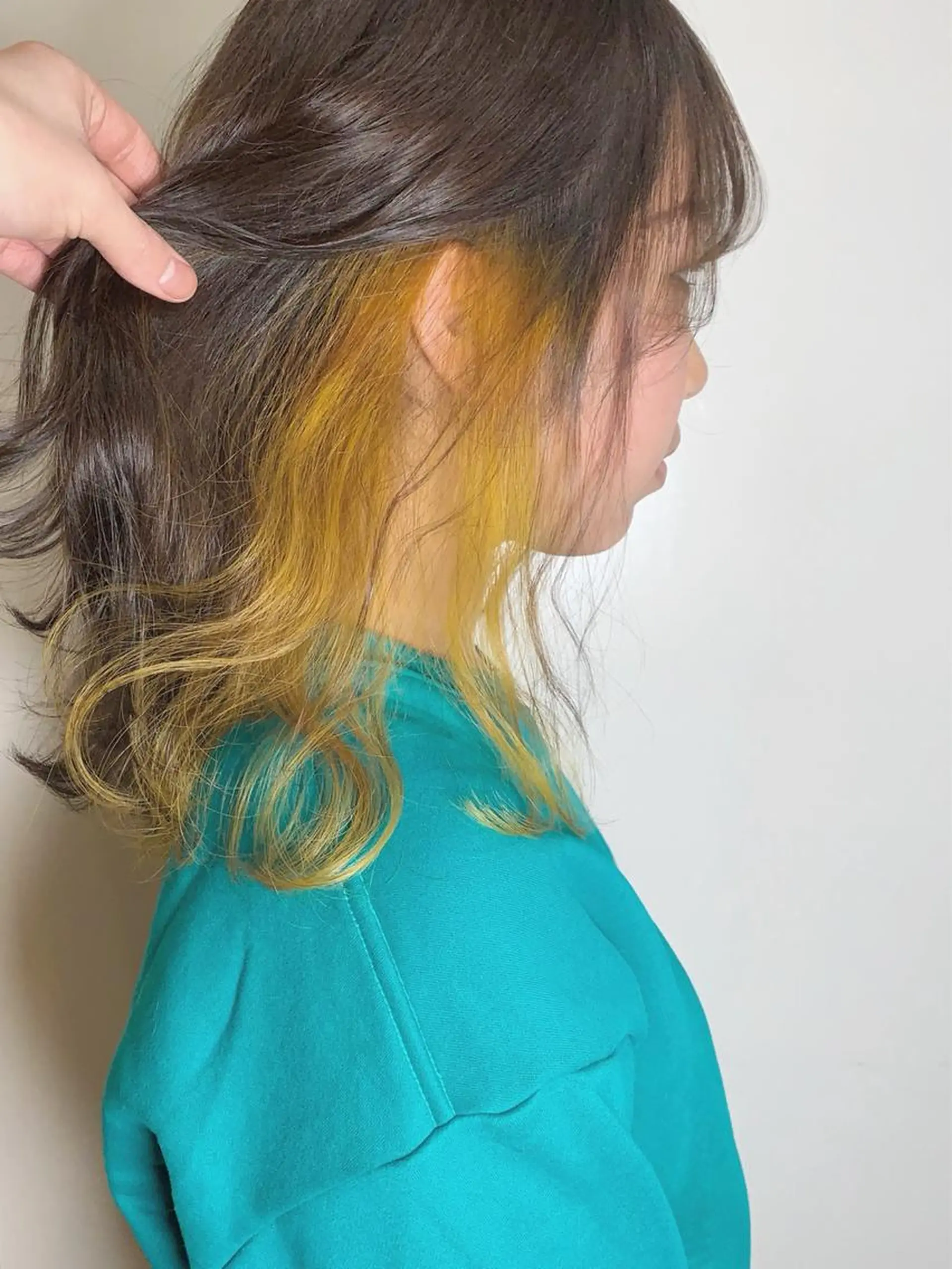 セミロング カラー カット ヘアカラー トリートメント 樫原裕二/レイヤー カット/透明感カラーのヘアスタイル