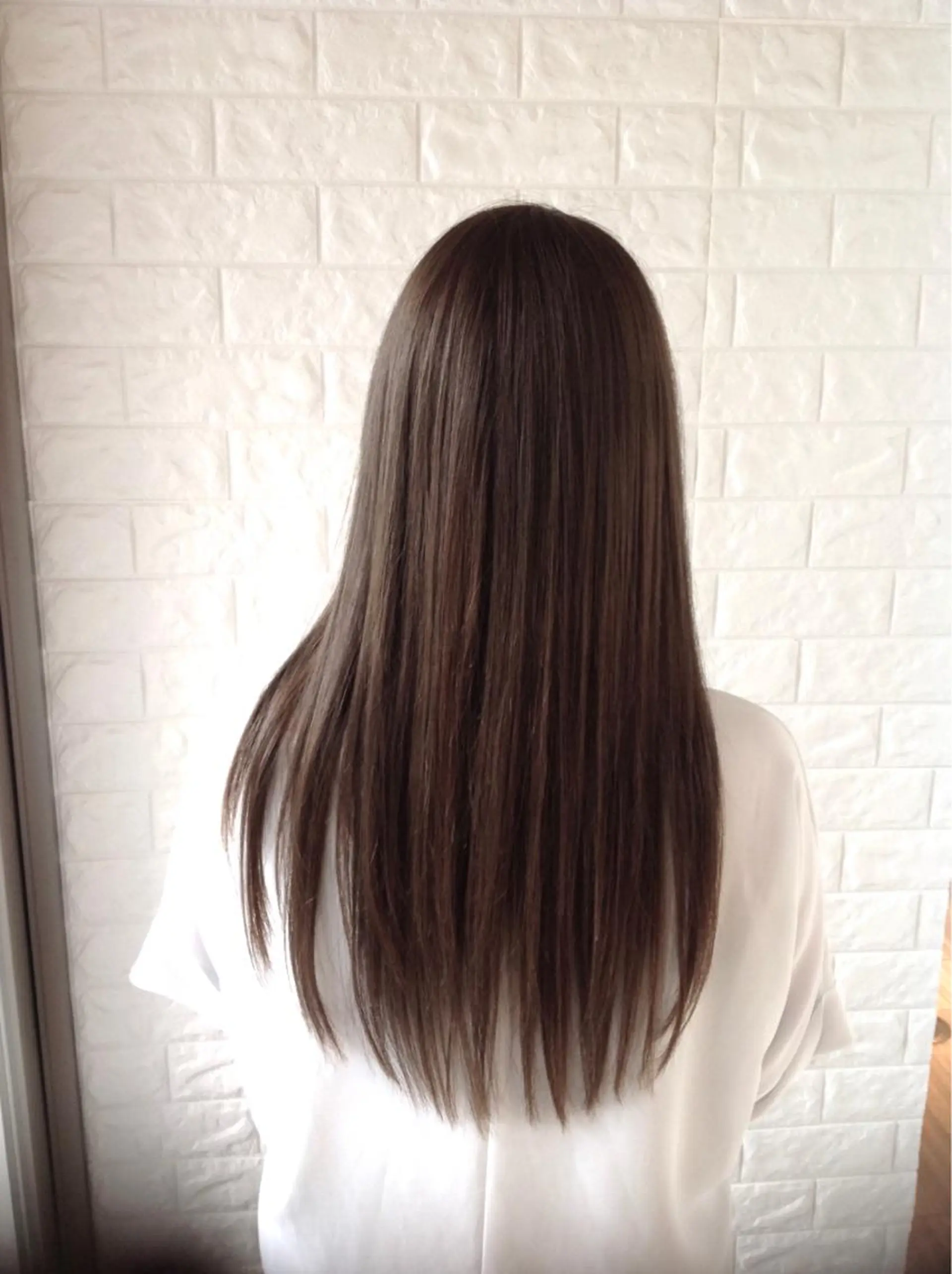 ロング カラー 透明感カラー グレージュ ハイライトカラー イルミナカラー ハイライト エイジングケア特化 美容師✂️山崎竜二のヘアスタイル