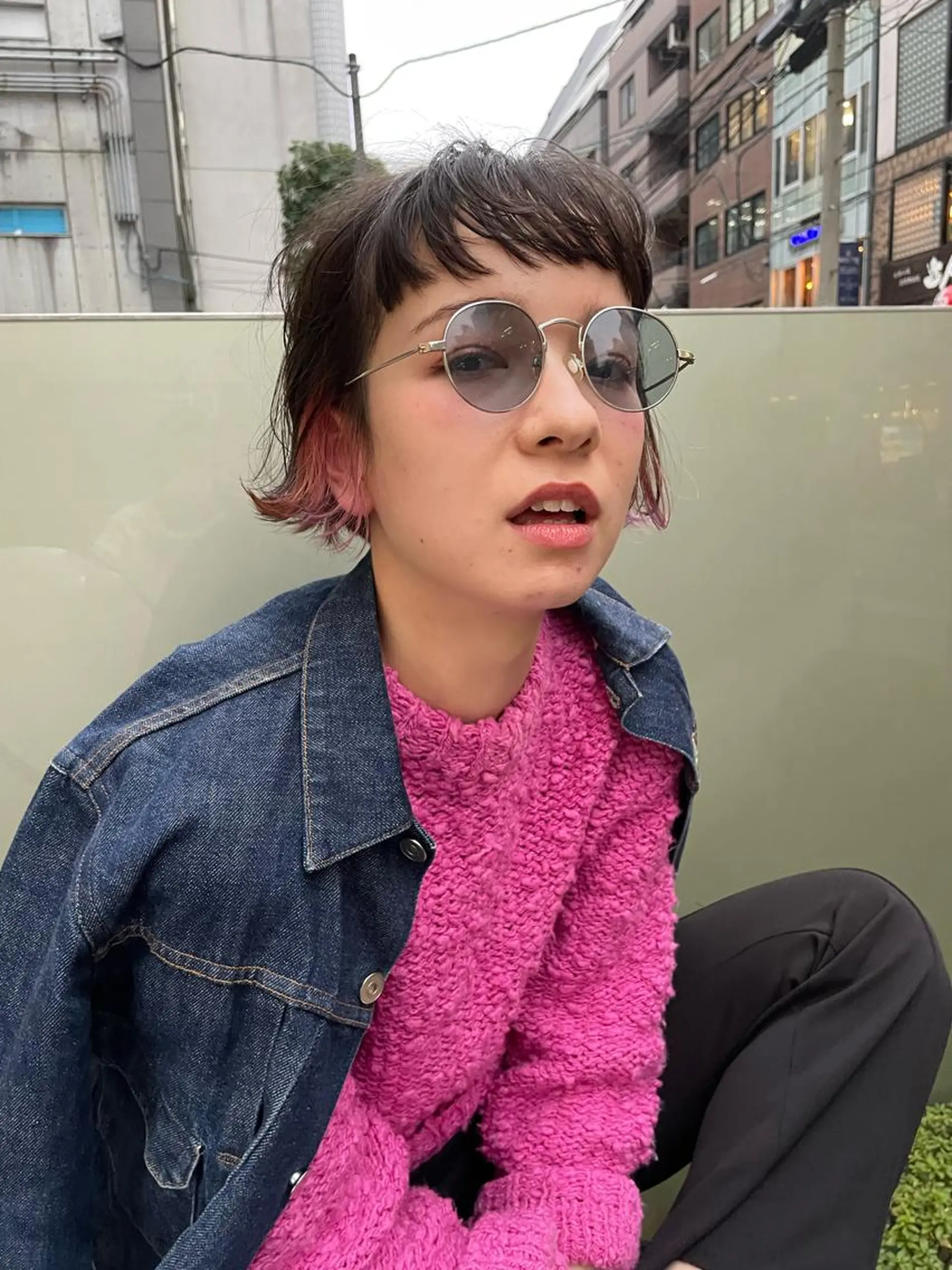 ショート カラー カット ヘアカラー トリートメント ショート/ボブ/ 心斎橋/宮脇美奈のヘアスタイル