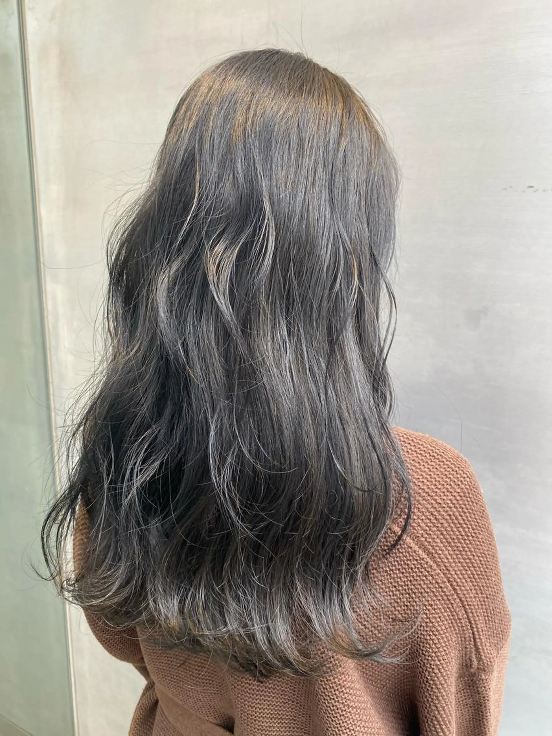 ロング カラー ヘアカラー トリートメント brace今里店店長 加井直樹のヘアスタイル