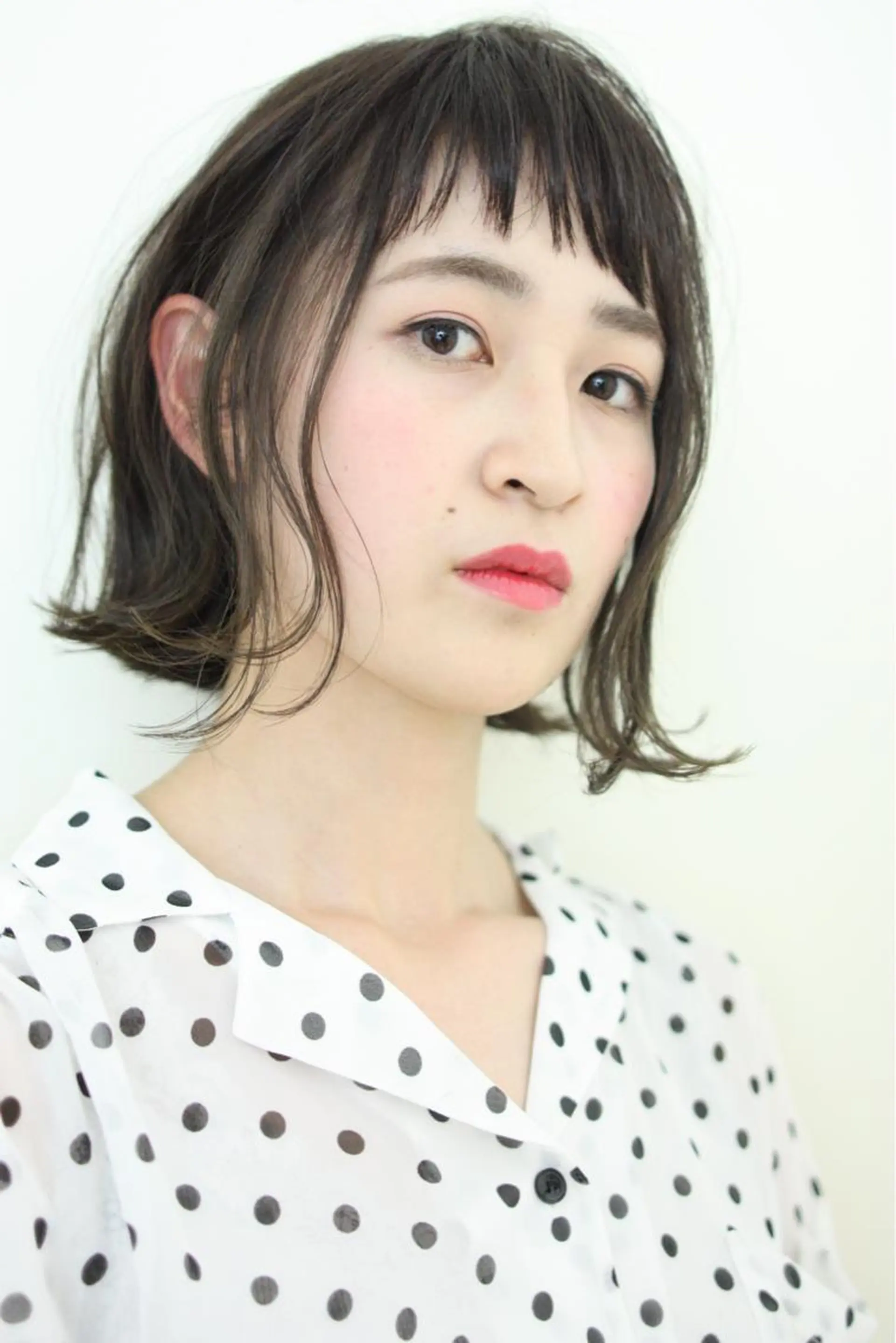 ミディアム カット ヘアカラー トリートメント 🎈馬場佑馬/ スパイラルパーマ🎈のヘアスタイル