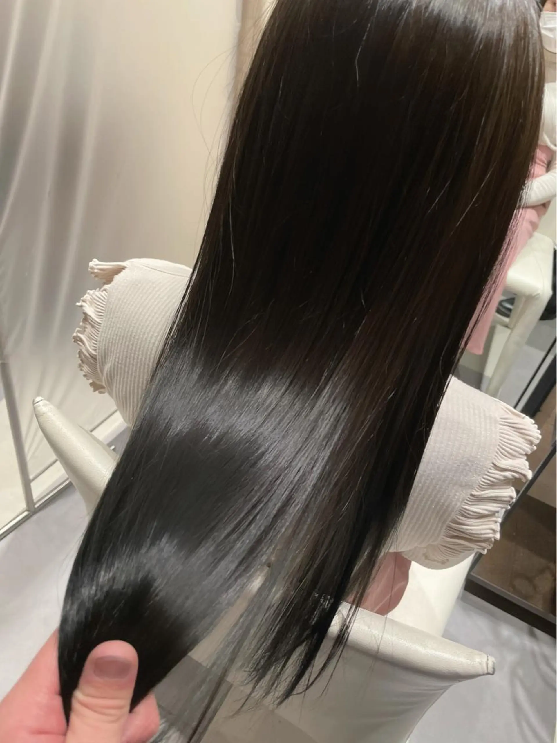 カラー 美髪改善ストレート/ 植村友哉のヘアスタイル