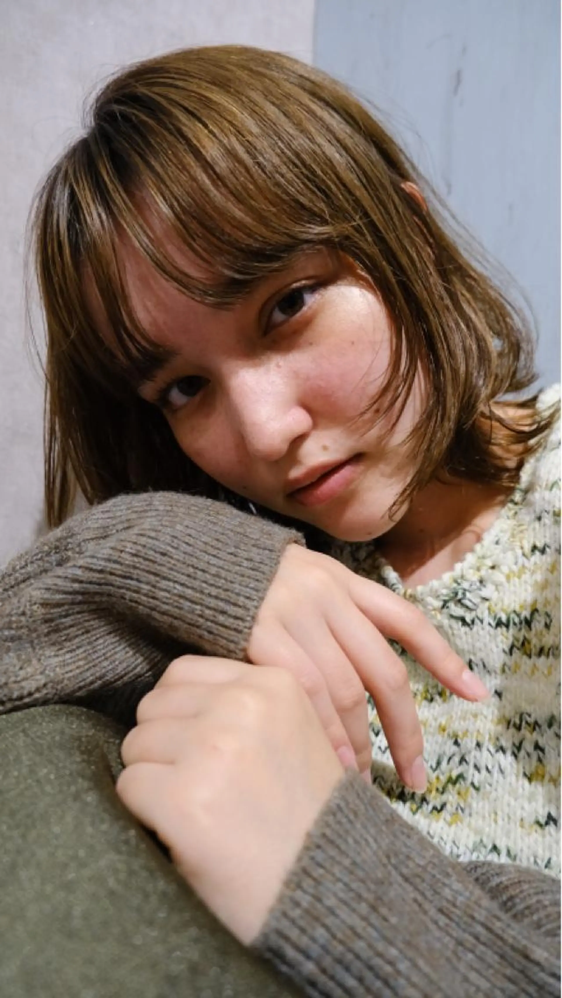 ミディアム ミズ タニのヘアスタイル