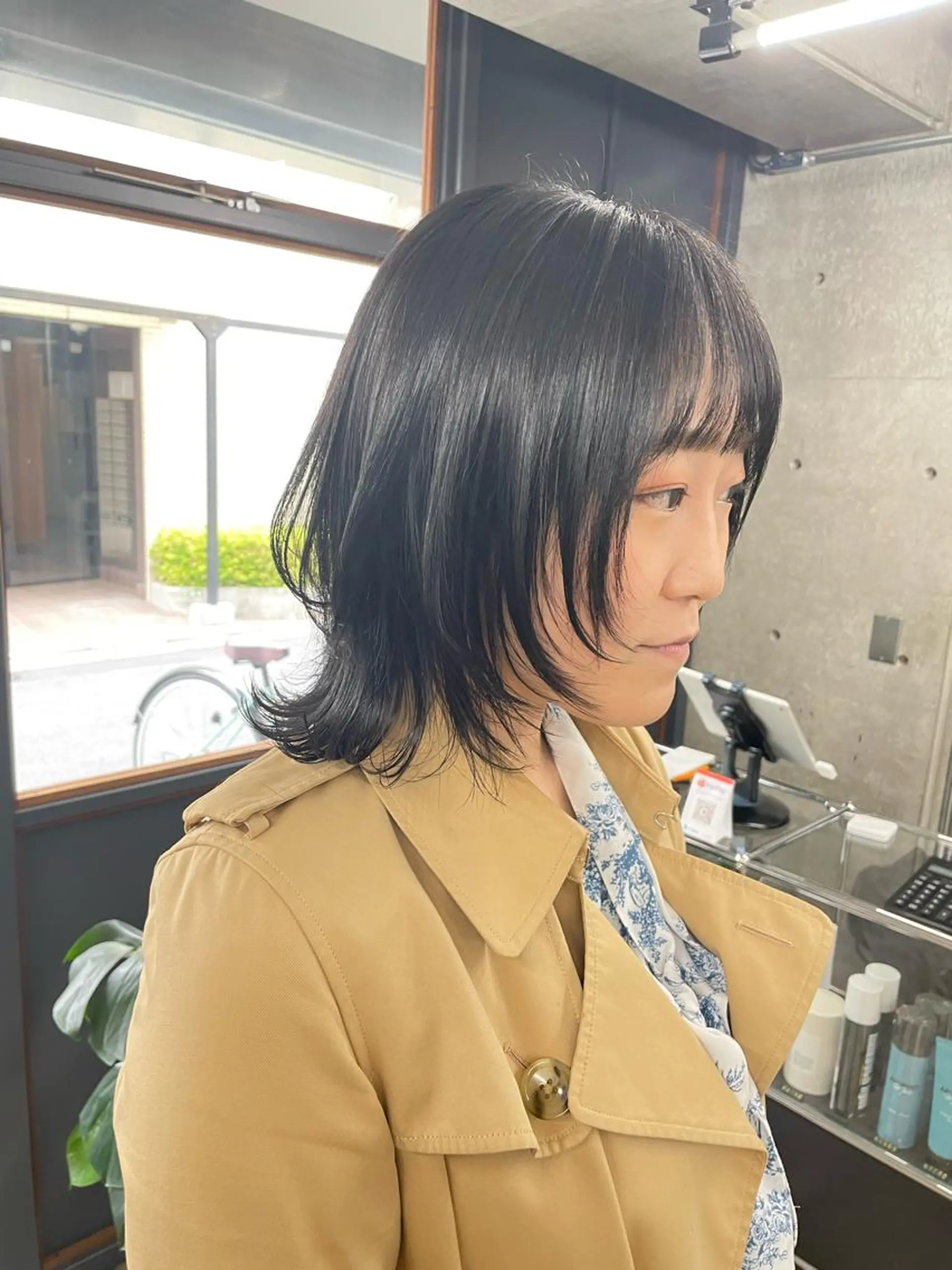 ミディアム カラー カット ヘアカラー レイヤー/透明感 カラー ☽EMIRIのヘアスタイル