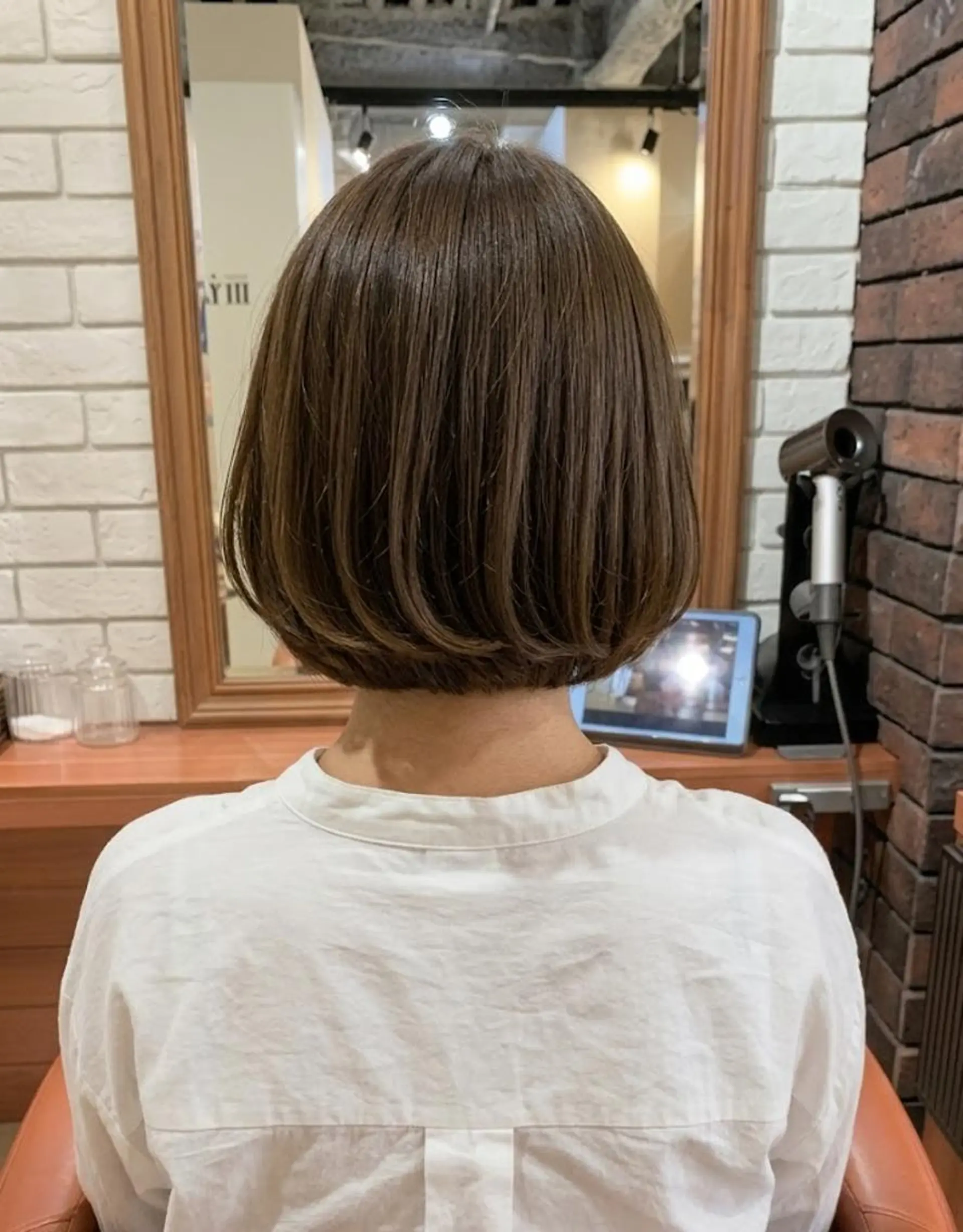 ショート ボブ カット ヘアカラー トリートメント flencia 丸 和博|カットのヘアスタイル