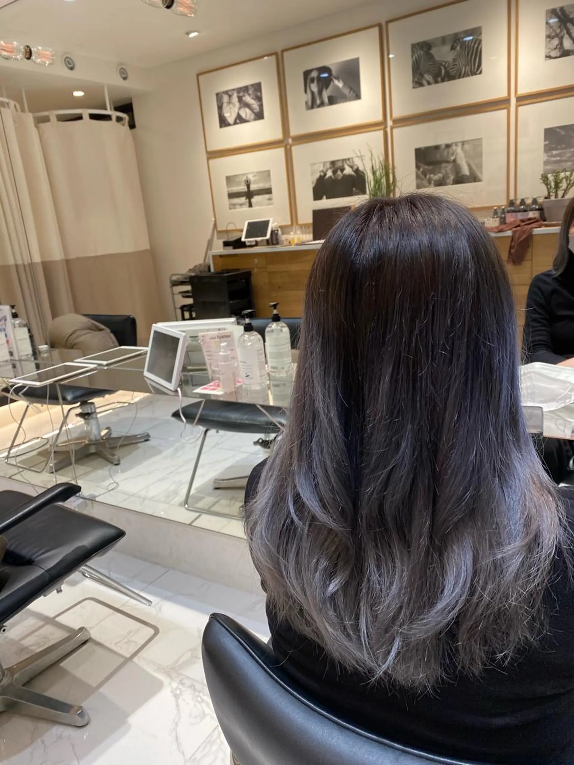 ロング カラー ヘアカラー トリートメント ヘアセット ナチュラル/韓国💎 haruka 💎のヘアスタイル