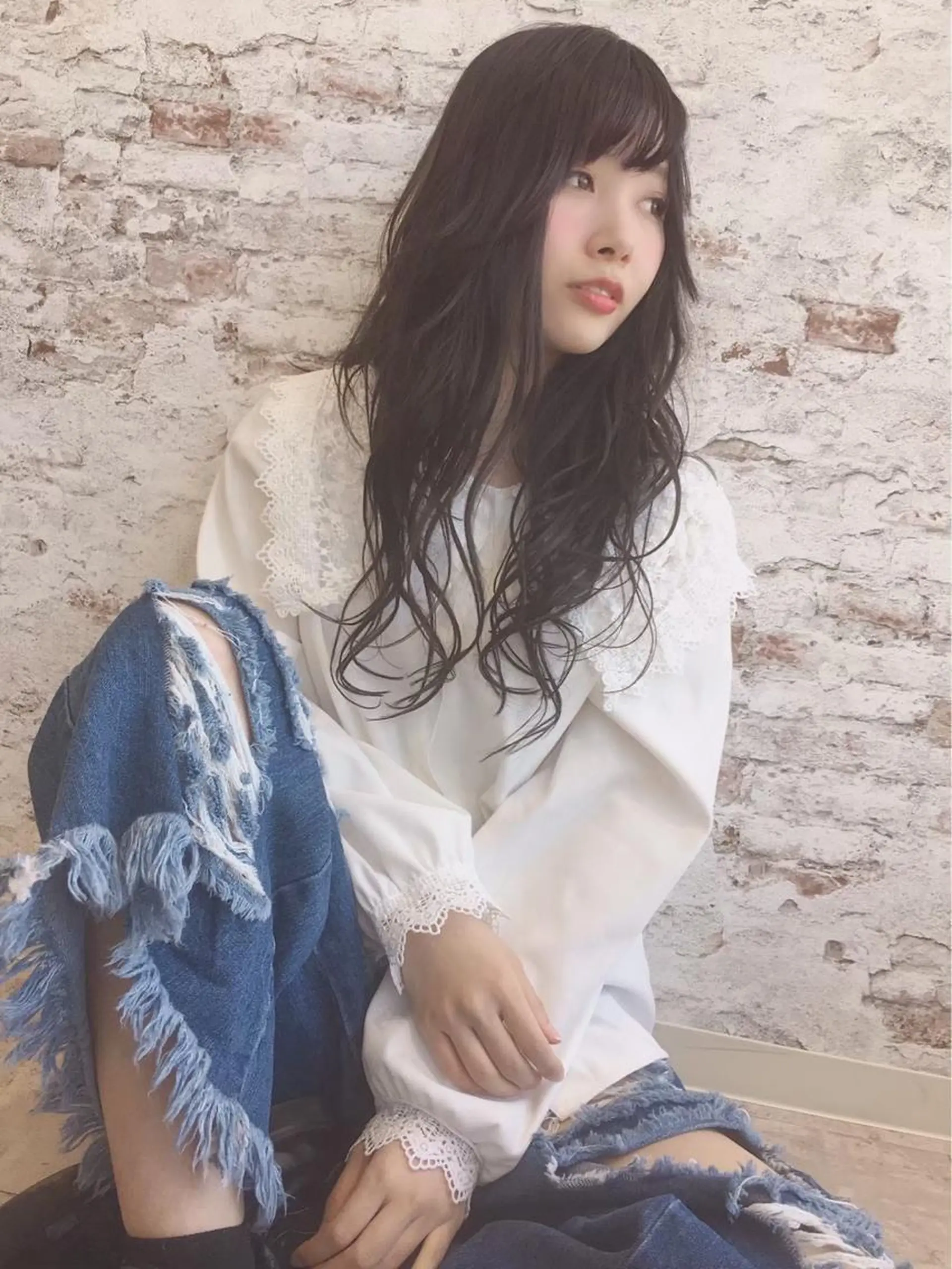 ロング 豊中/メンズ特化 岡田 龍之介のヘアスタイル