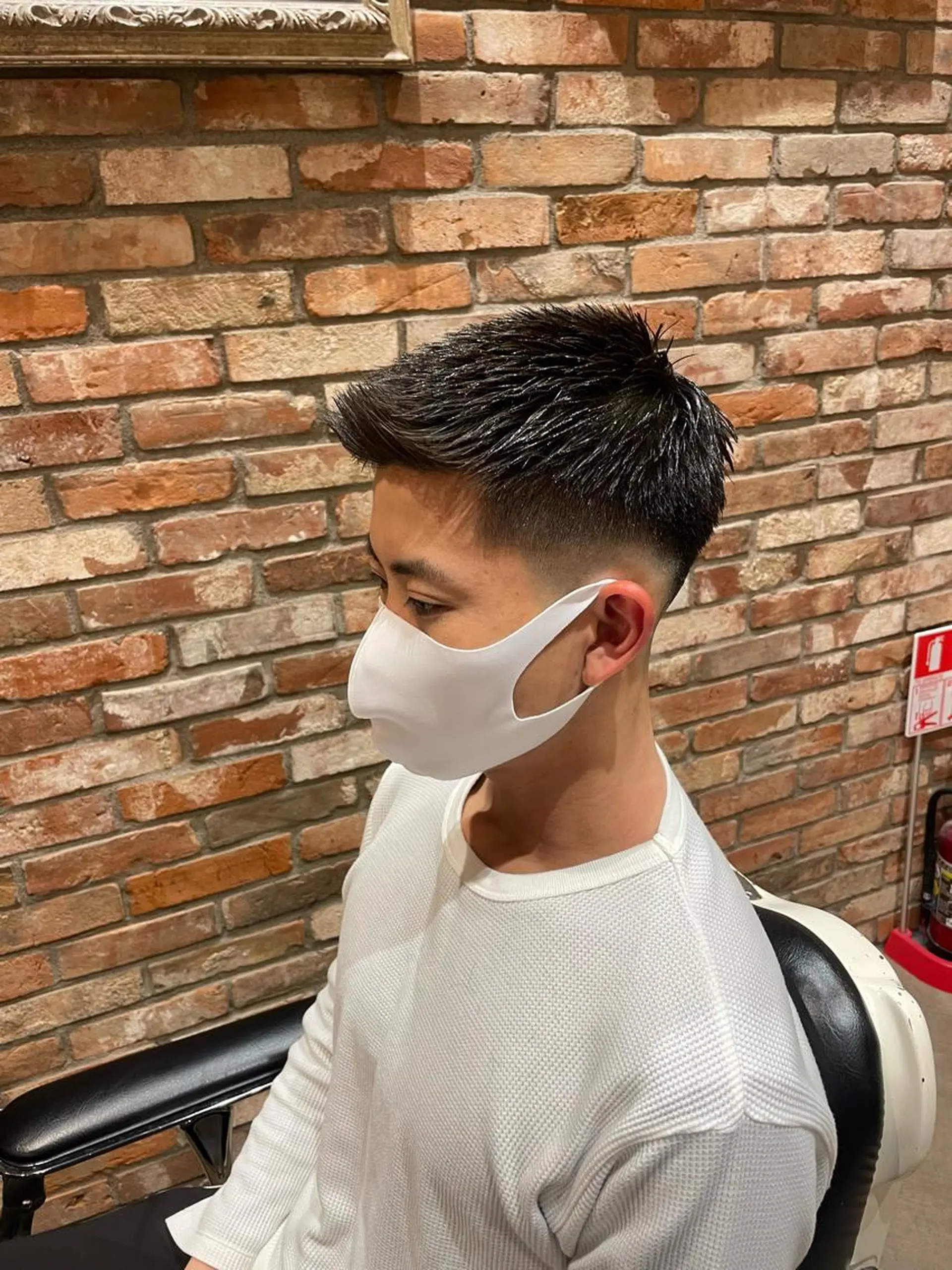 ショート メンズ フェードカット スキンフェード ヒロ銀座　　　御徒町所属・ヒロ銀座　小林 透真のヘアスタイル