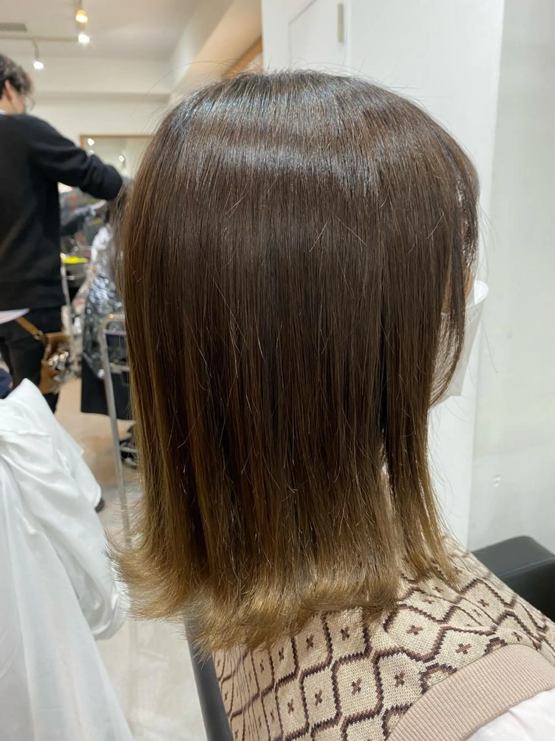 セミロング 銀座【全店リピート 率No1🥇】トグチのヘアスタイル