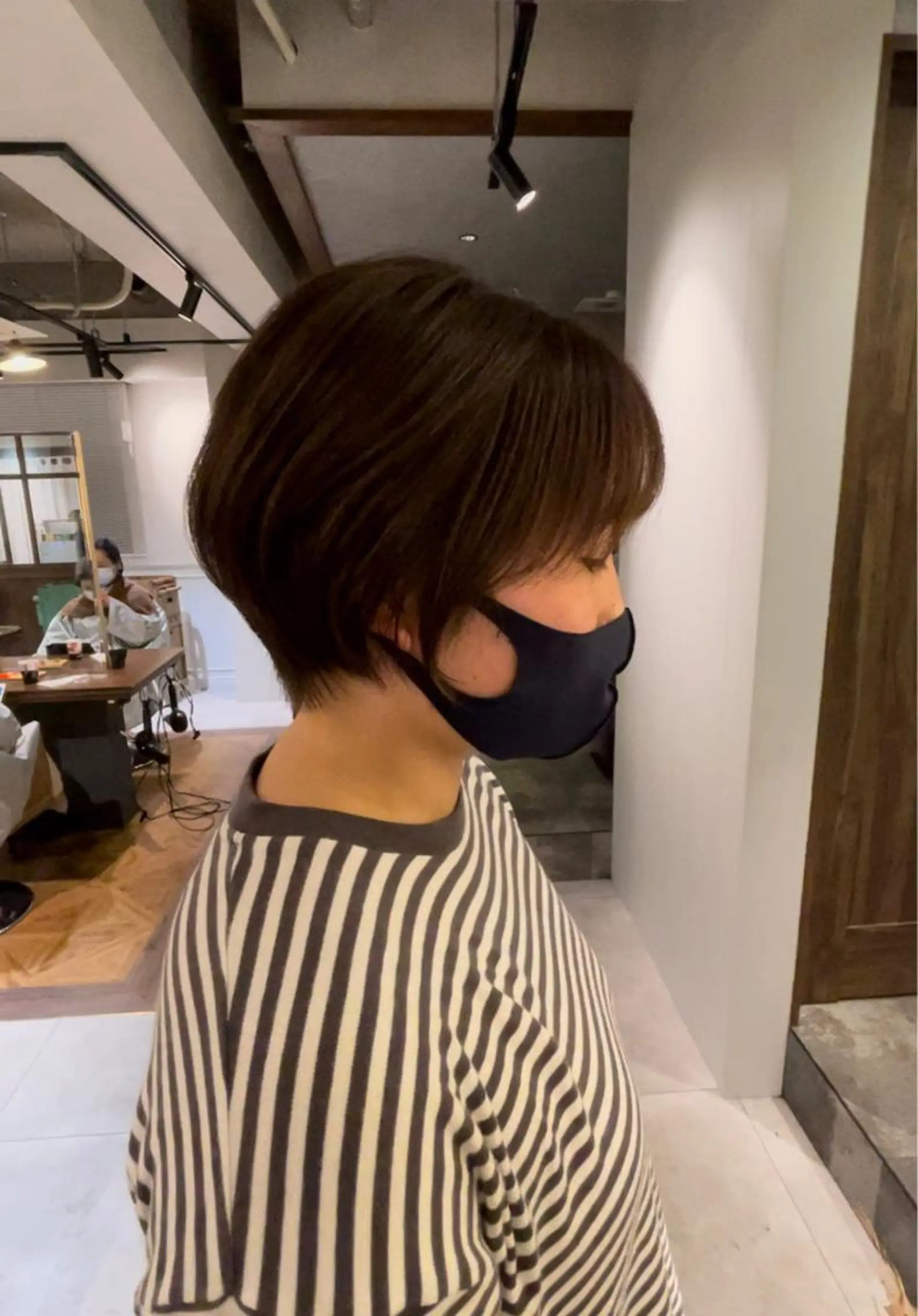 ショート カット ヘアカラー トリートメント 日比崚介🍀 おくれげ小顔カットのヘアスタイル