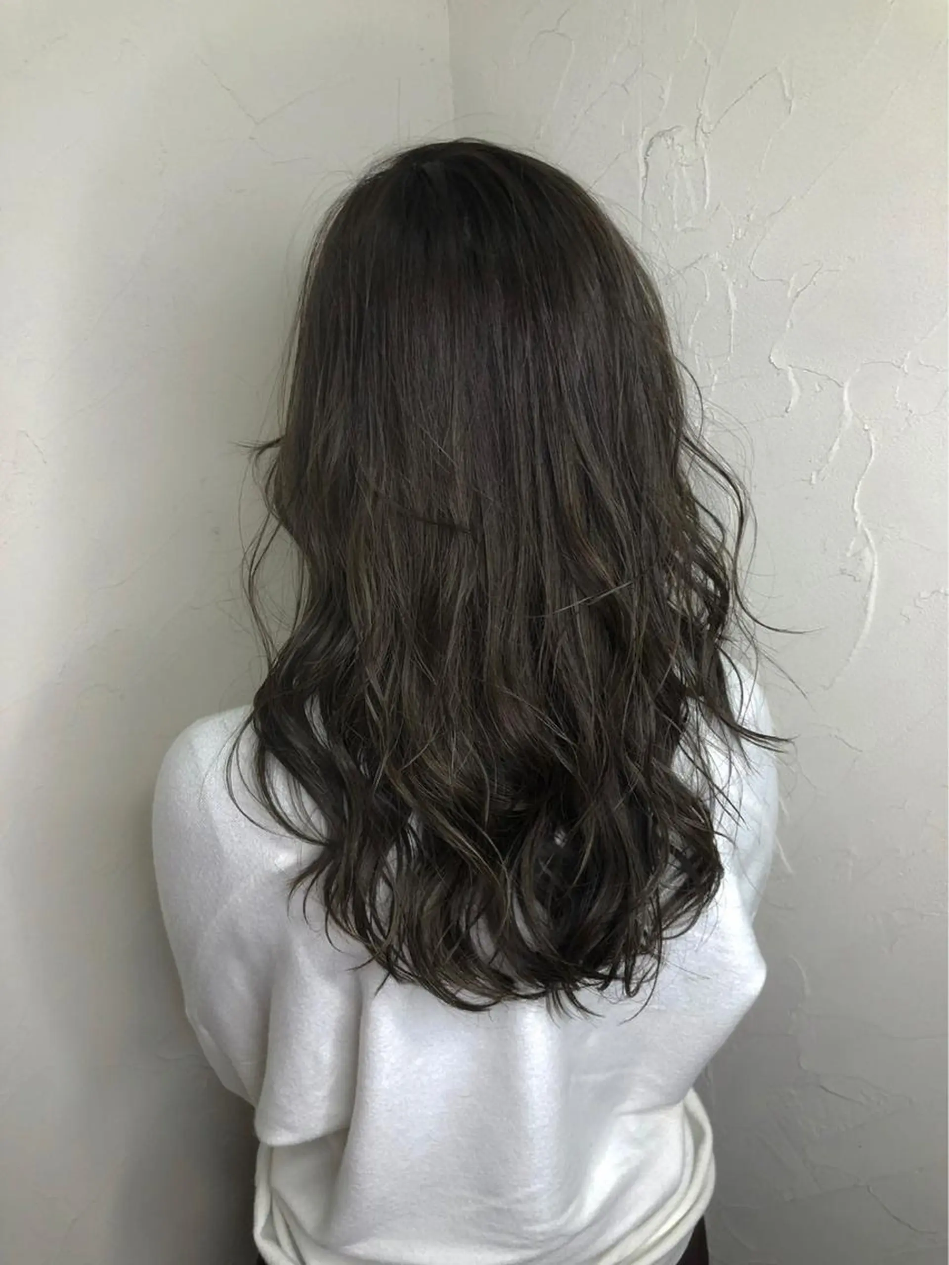 セミロング カラー ハイライトカラー ハイライト 韓国ヘア🫧艶カラー 🫧髪質改善/オオヤのヘアスタイル