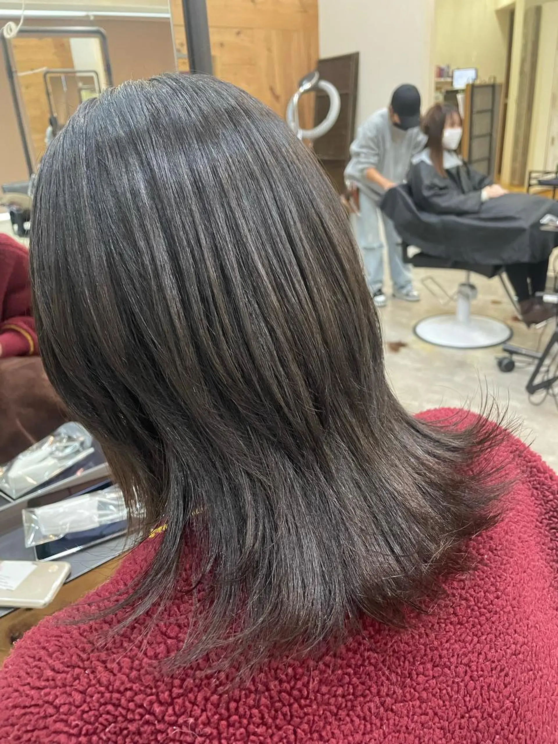 セミロング ウルフカット カット ヘアカラー トリートメント 前田リサコ🌹 ✨艶髪職人のヘアスタイル