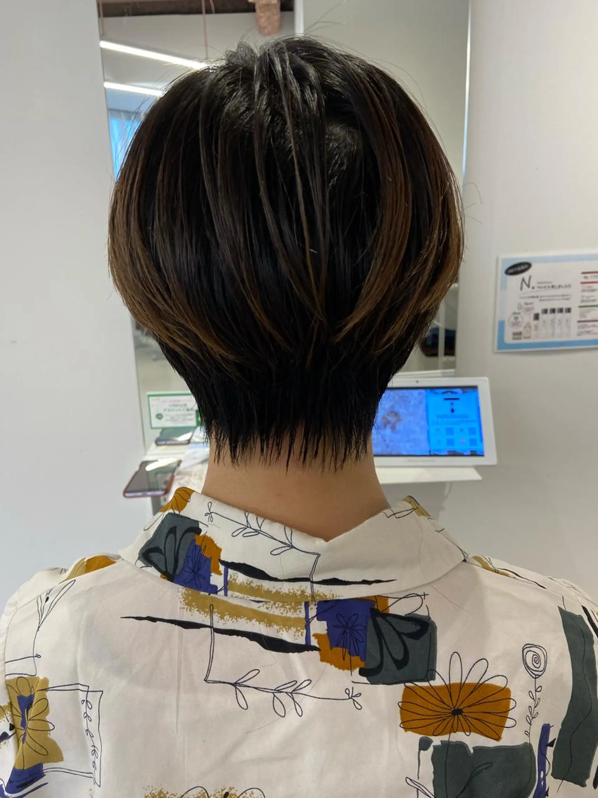 ショート 髪質改善カラー✨質感 ショート✨石山航のヘアスタイル