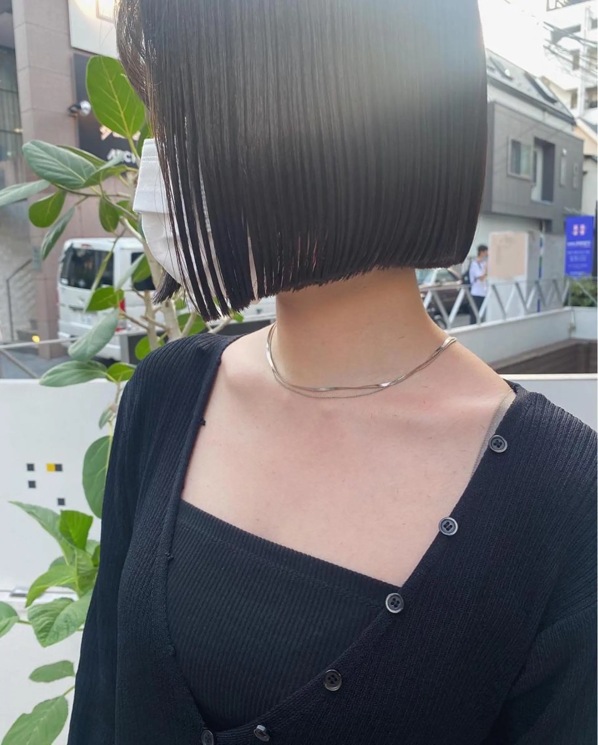 ショート カラー カット ヘアカラー トリートメント センターパート/ 暖色カラーayuのヘアスタイル