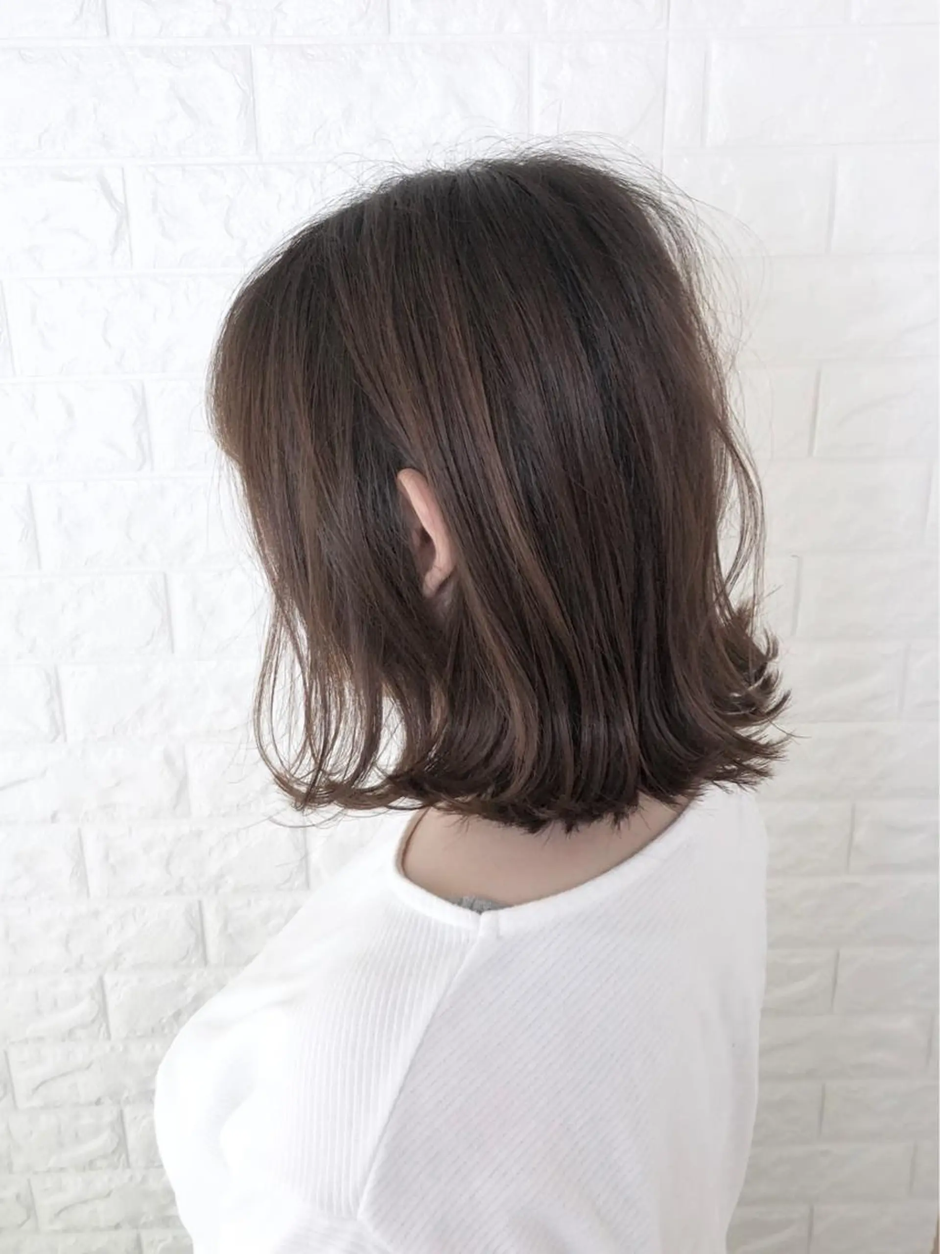 ショート 切りっぱなしボブ ボブ 縮毛矯正/髪質改善 主税巧一のヘアスタイル