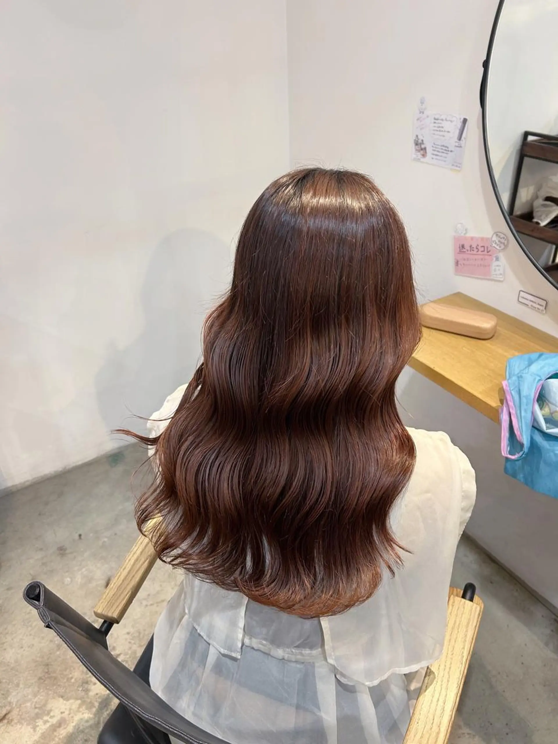 ロング 韓国風ヘア 透明感カラー/ 髪質改善✨️🎀萌愛のヘアスタイル