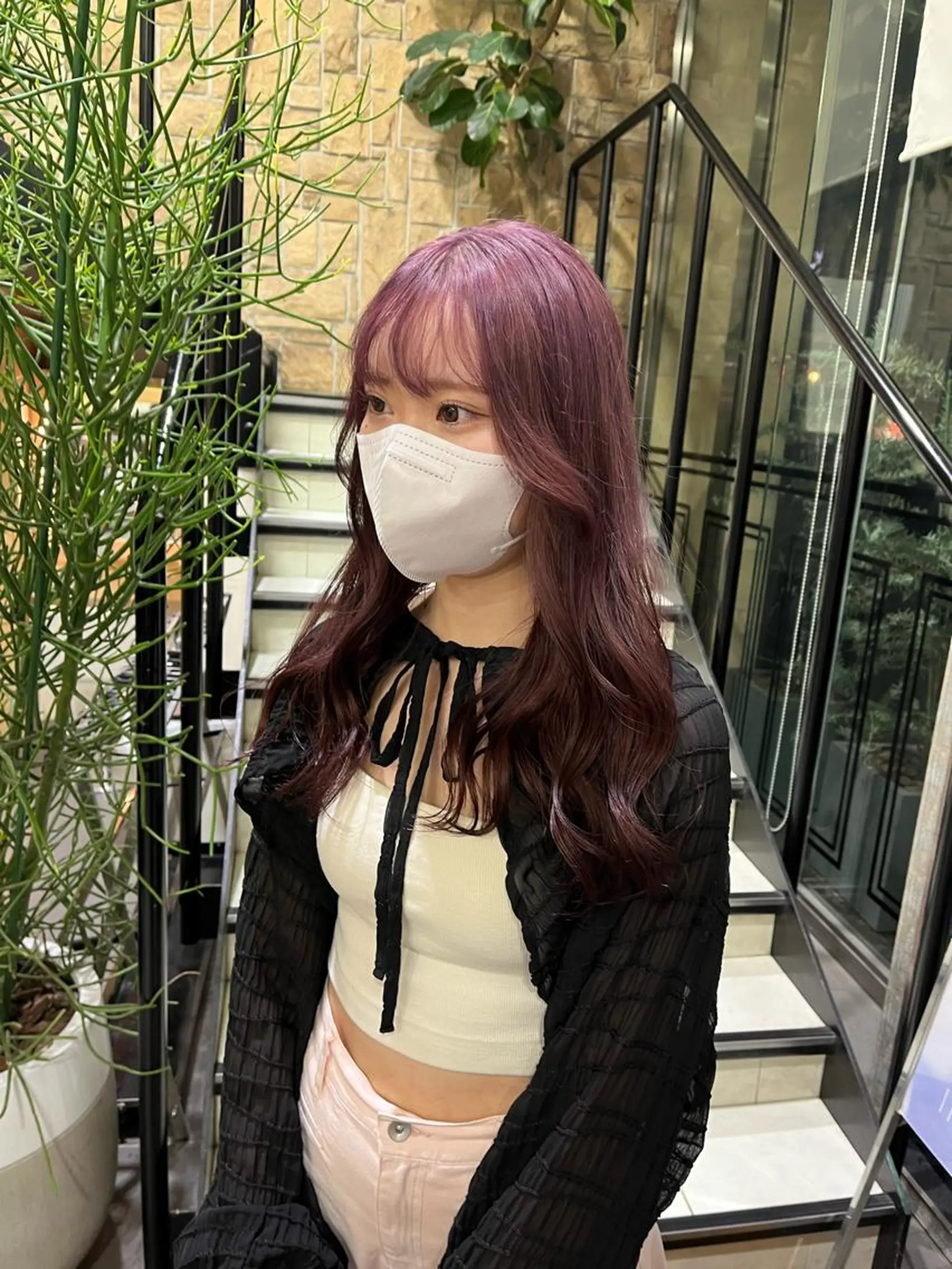 ロング カラー 海外girl🤎 透明感ベージュmaoのヘアスタイル