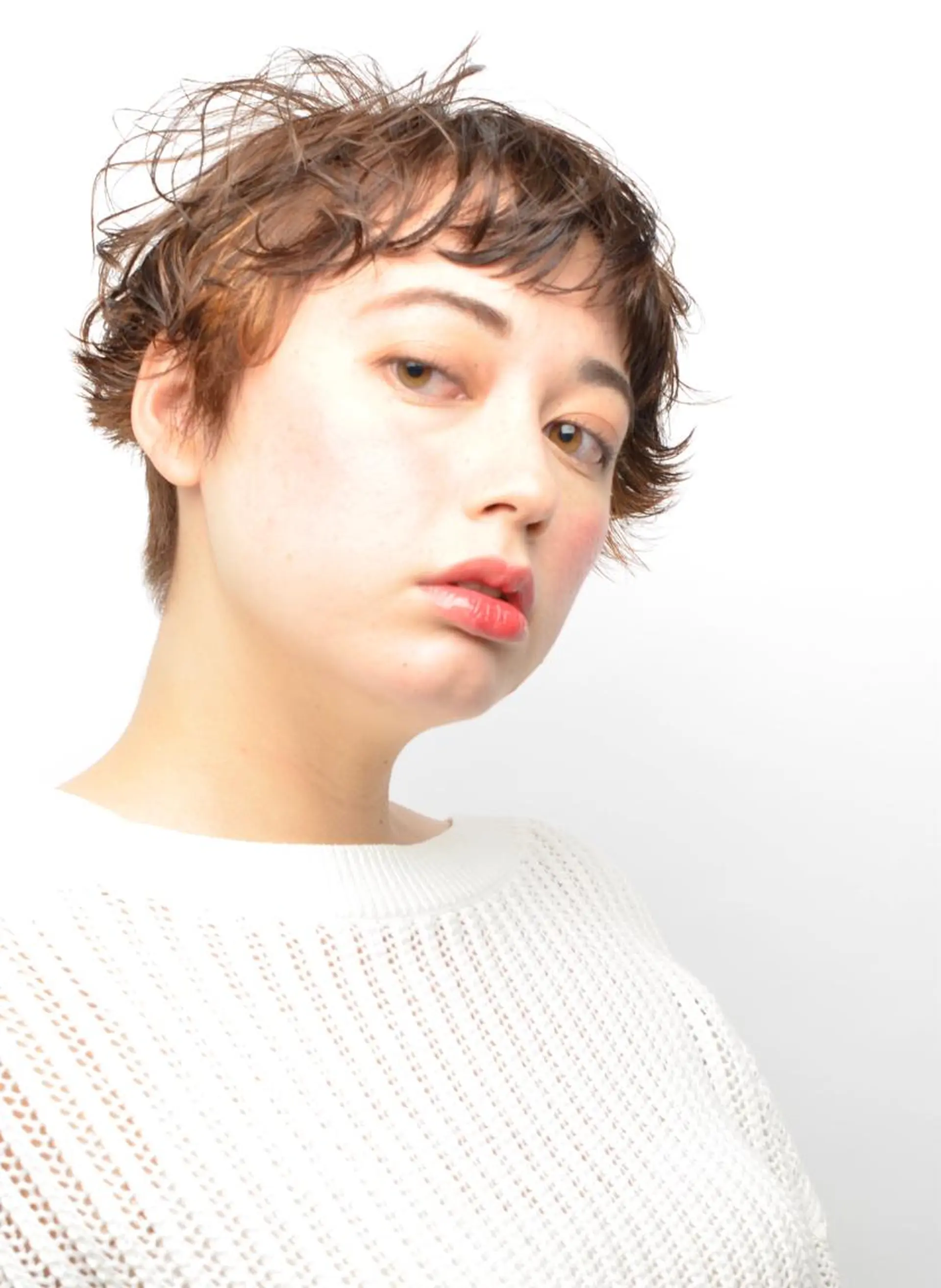 ショート パーマ ヘアカラー トリートメント 山本 晶大のヘアスタイル