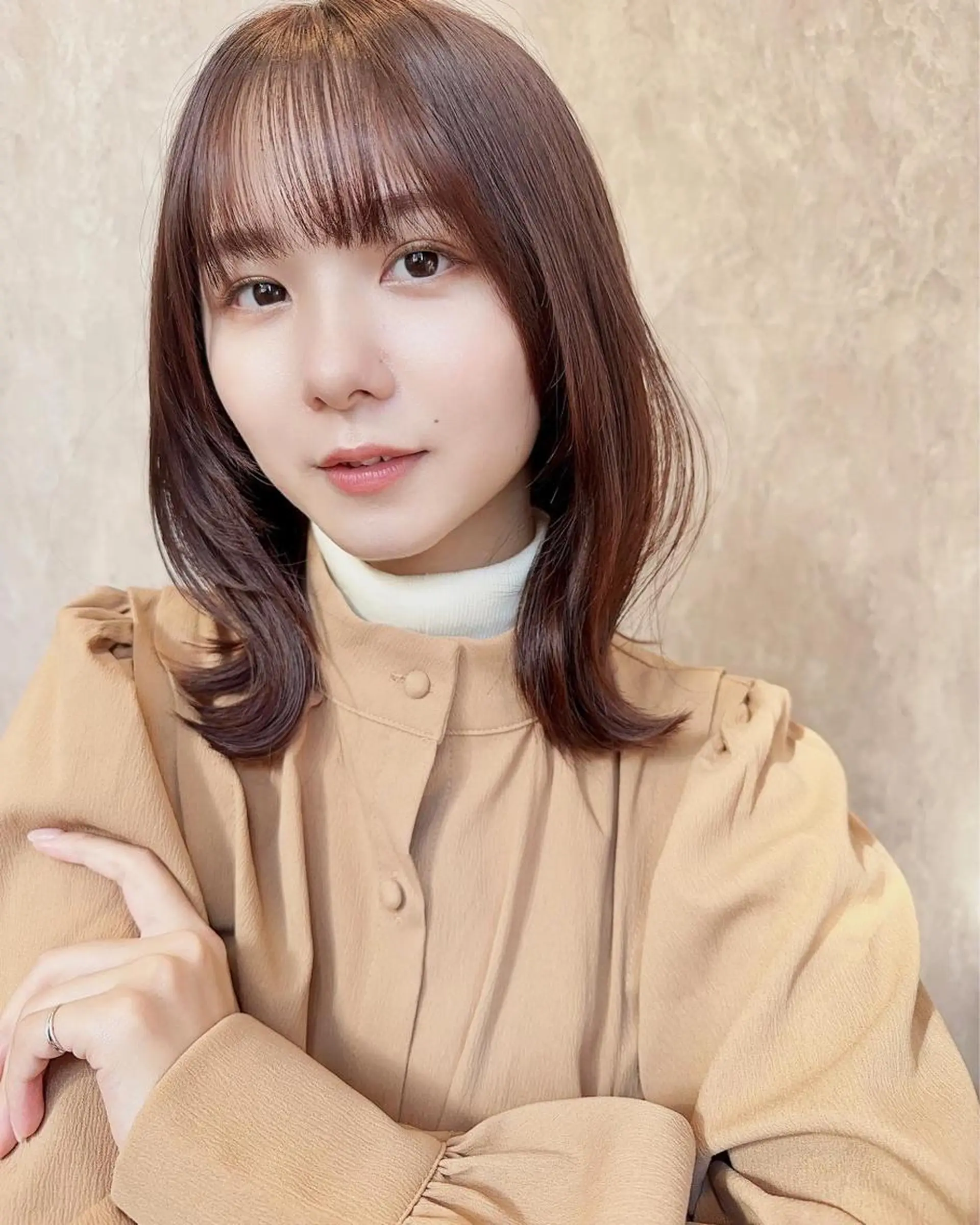 ミディアム ほさか しんごのヘアスタイル