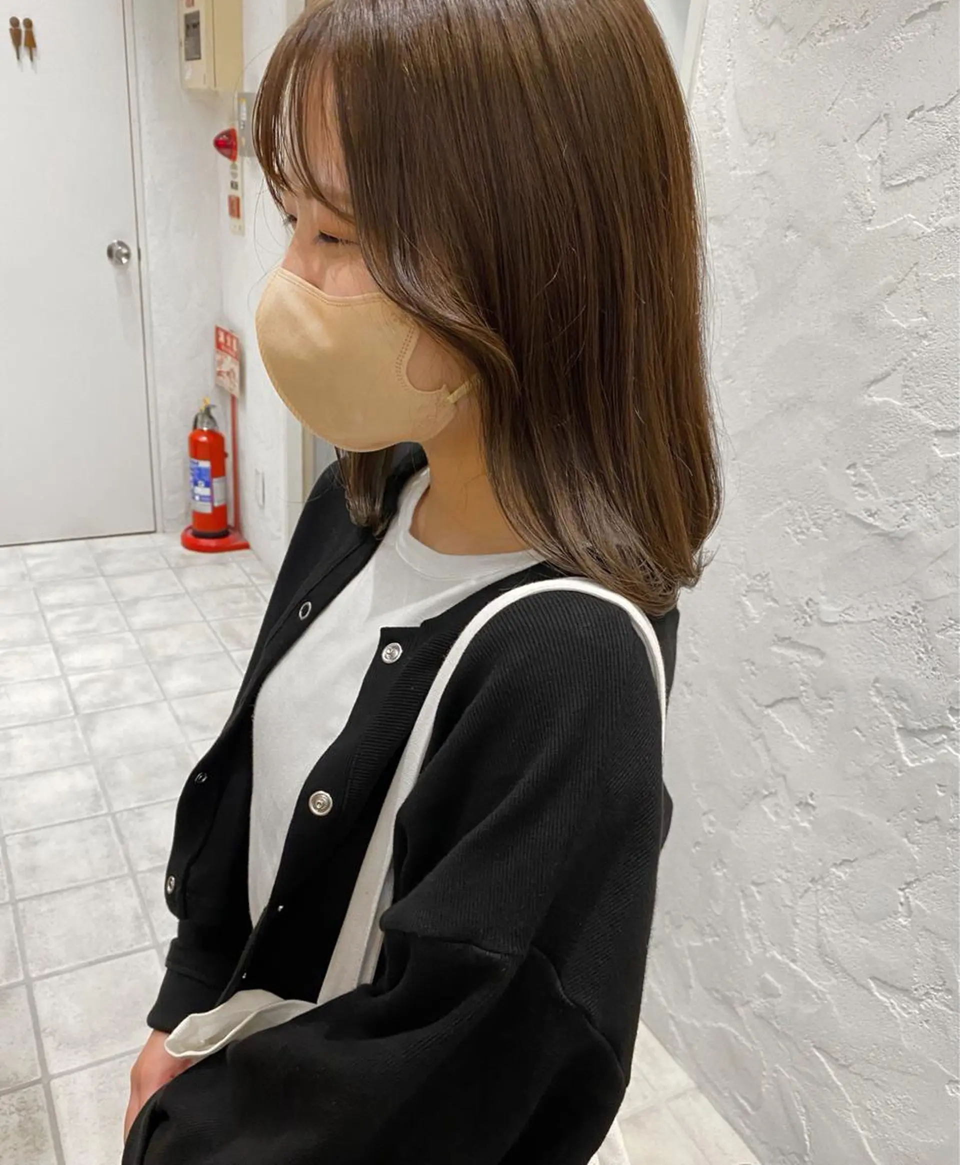 ミディアム カラー ベージュカラー シルバー シルバーベージュ 🌟アレンジが似合う カラー🌟Rumiのヘアスタイル