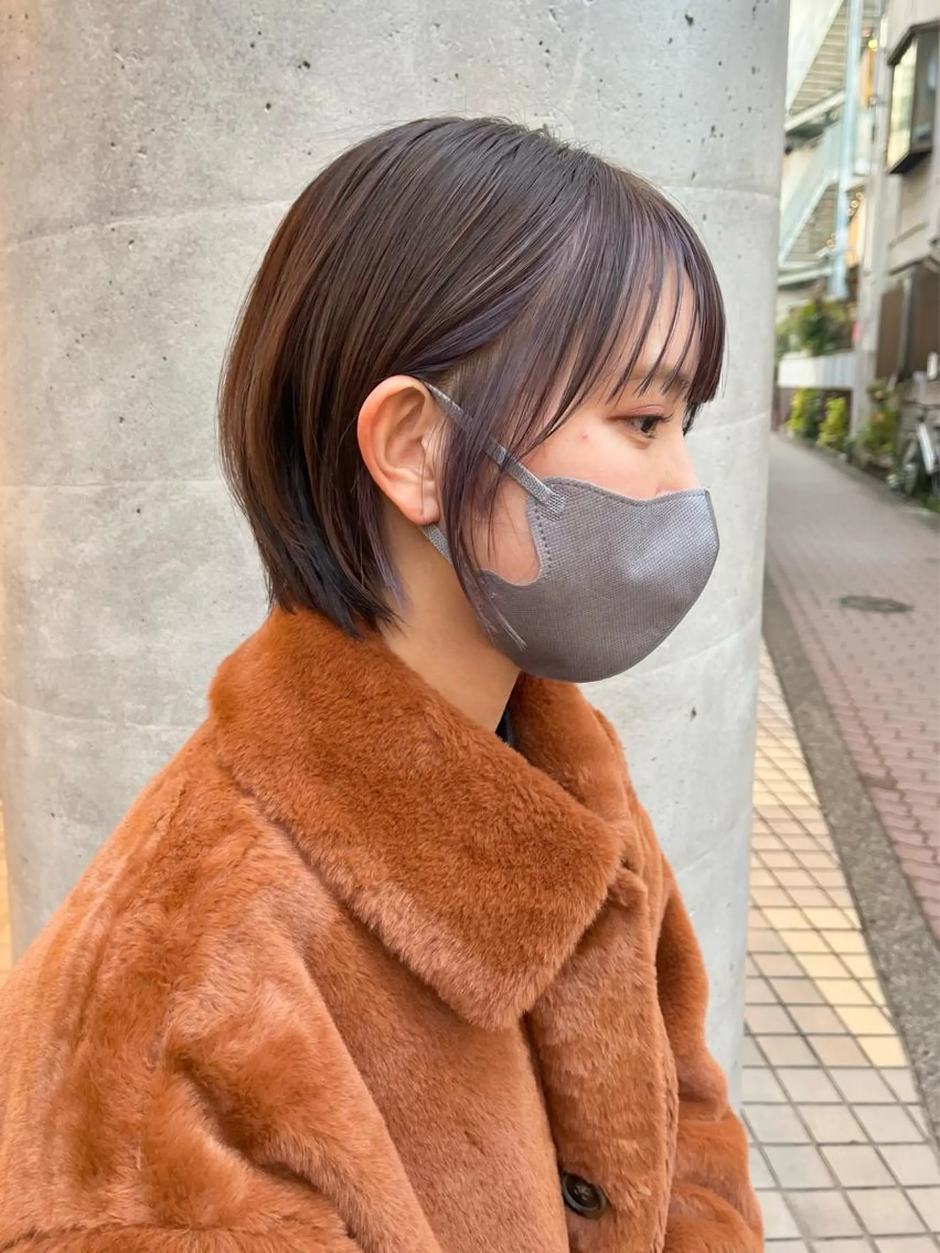ショート カラー ベージュカラー ラベンダーカラー 髪質改善☆ 縮毛矯正miyuのヘアスタイル