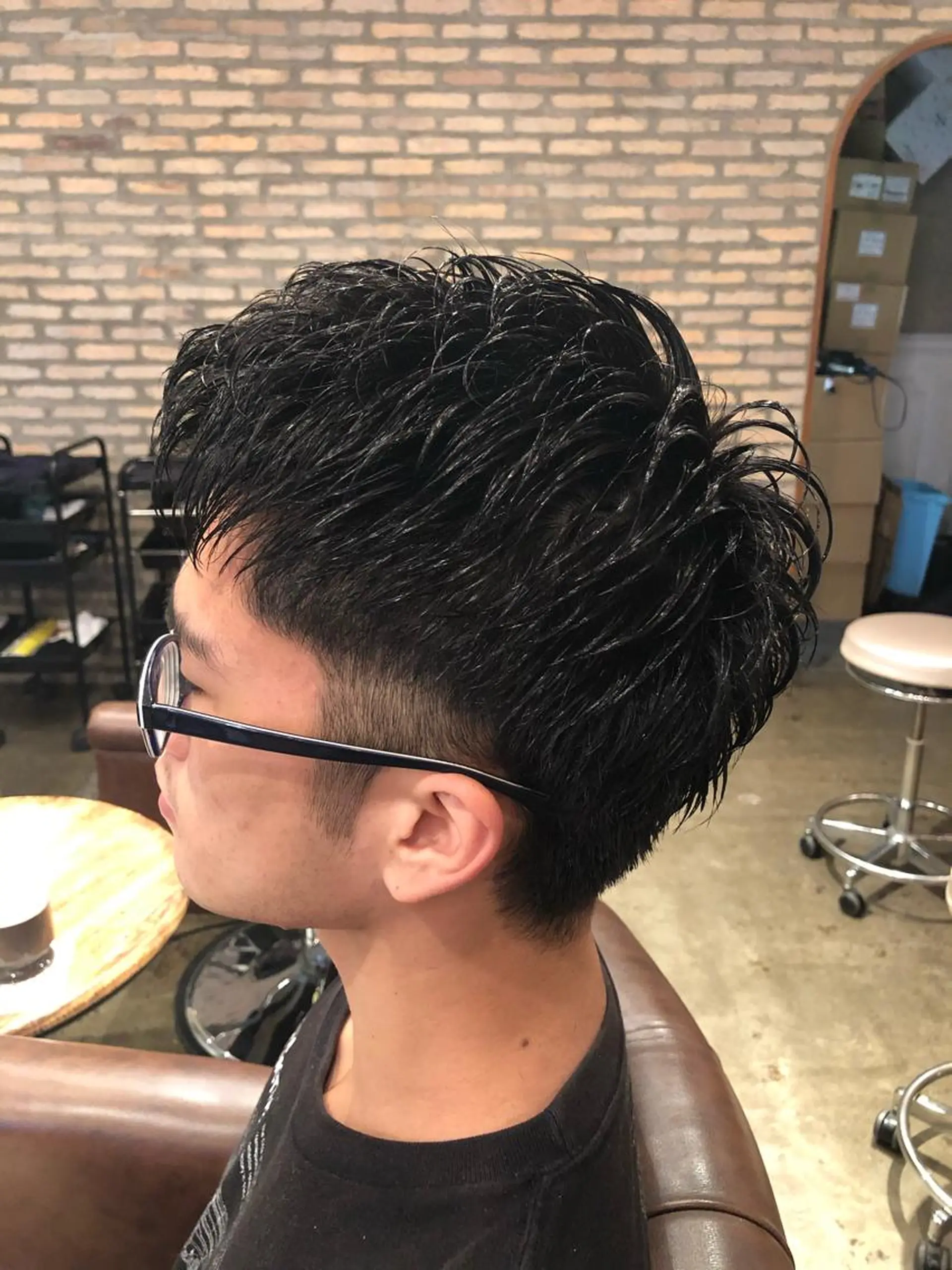 パーマ メンズ メンズパーマ ニュアンスパーマ 韓国風カット/ 髪質改善 黒崎のヘアスタイル